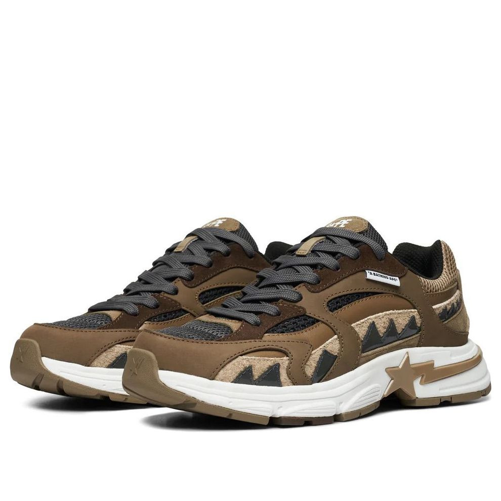 A Bathing Ape Shark STA 'Beige Multi' 0ZXSHMX91308N - 3