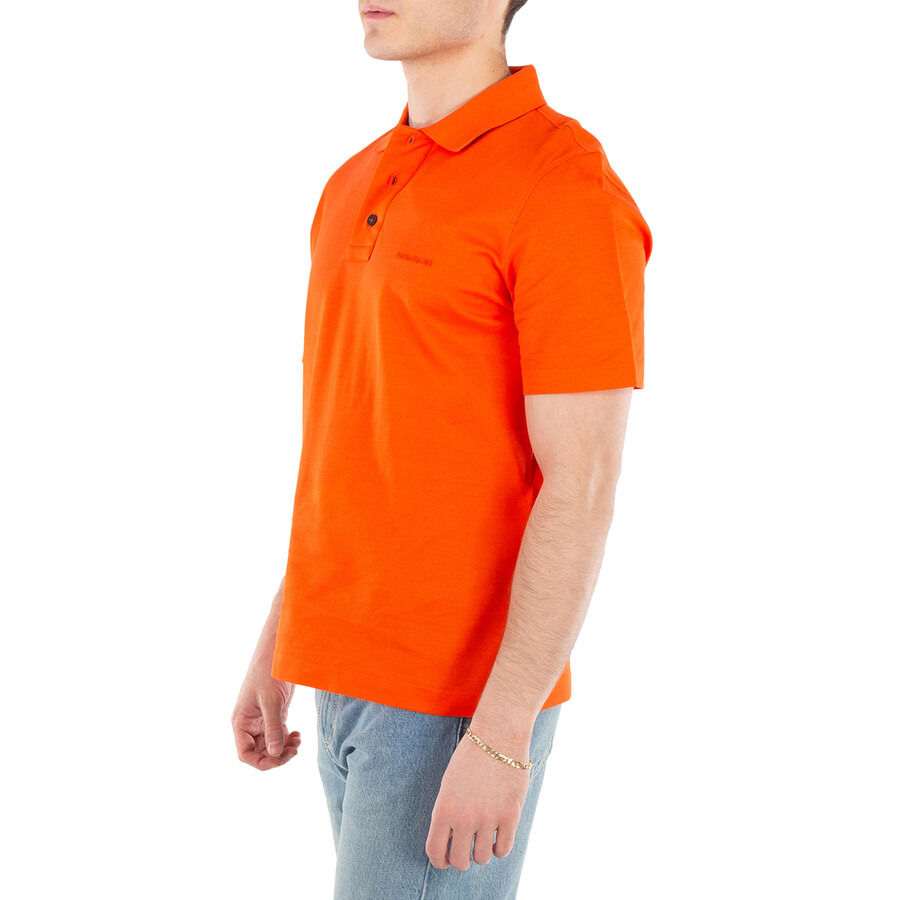 Ferragamo Pique Weave Cotton Polo Shirt - 2