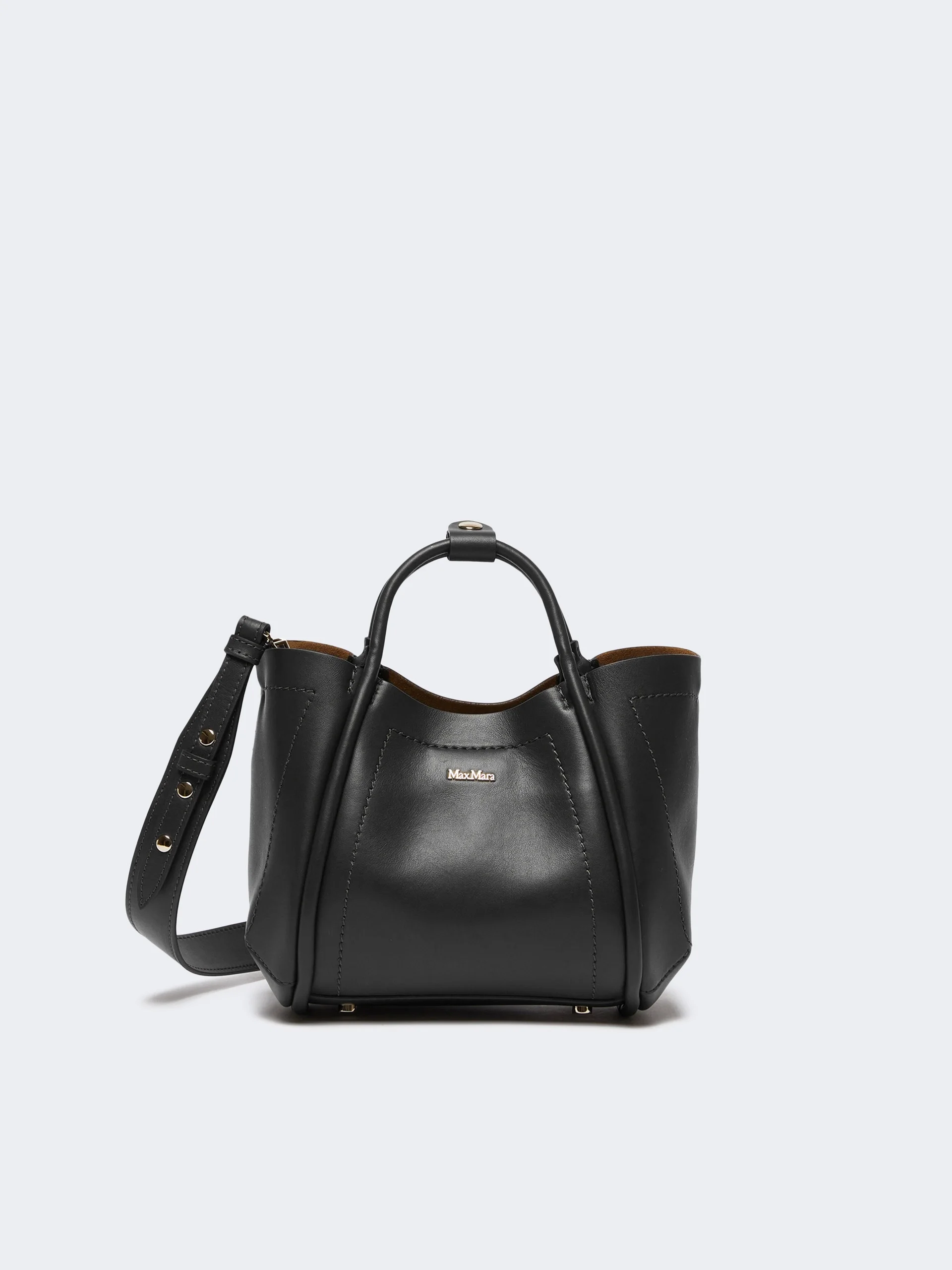 MARINXS Extra-small leather Marine bag - BLACK - 1