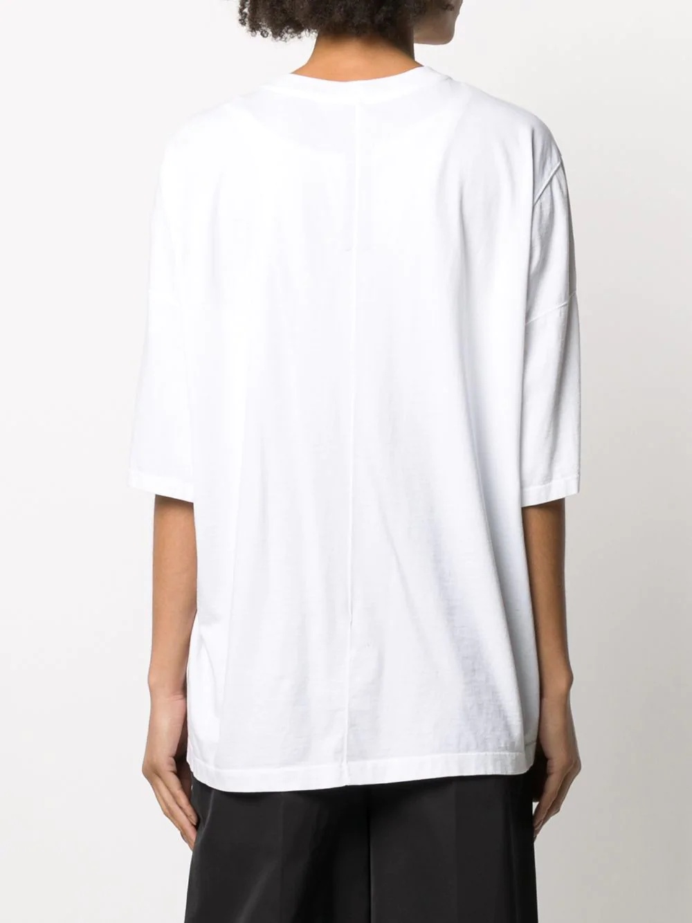 boxy fit crew neck T-shirt - 4