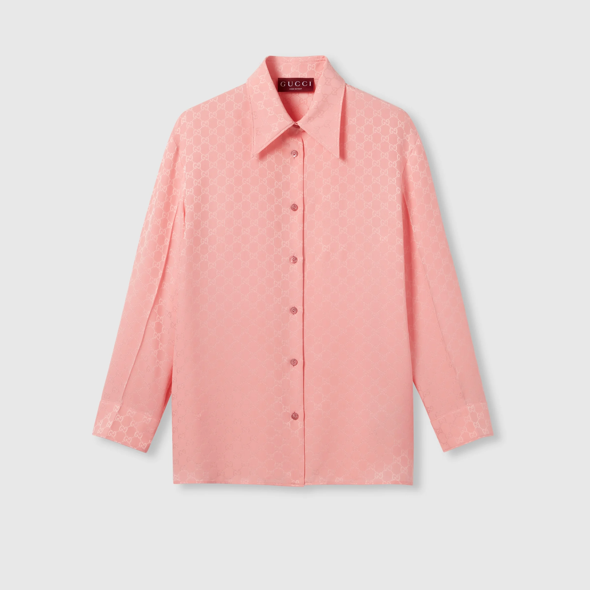 GG silk jacquard shirt - 1