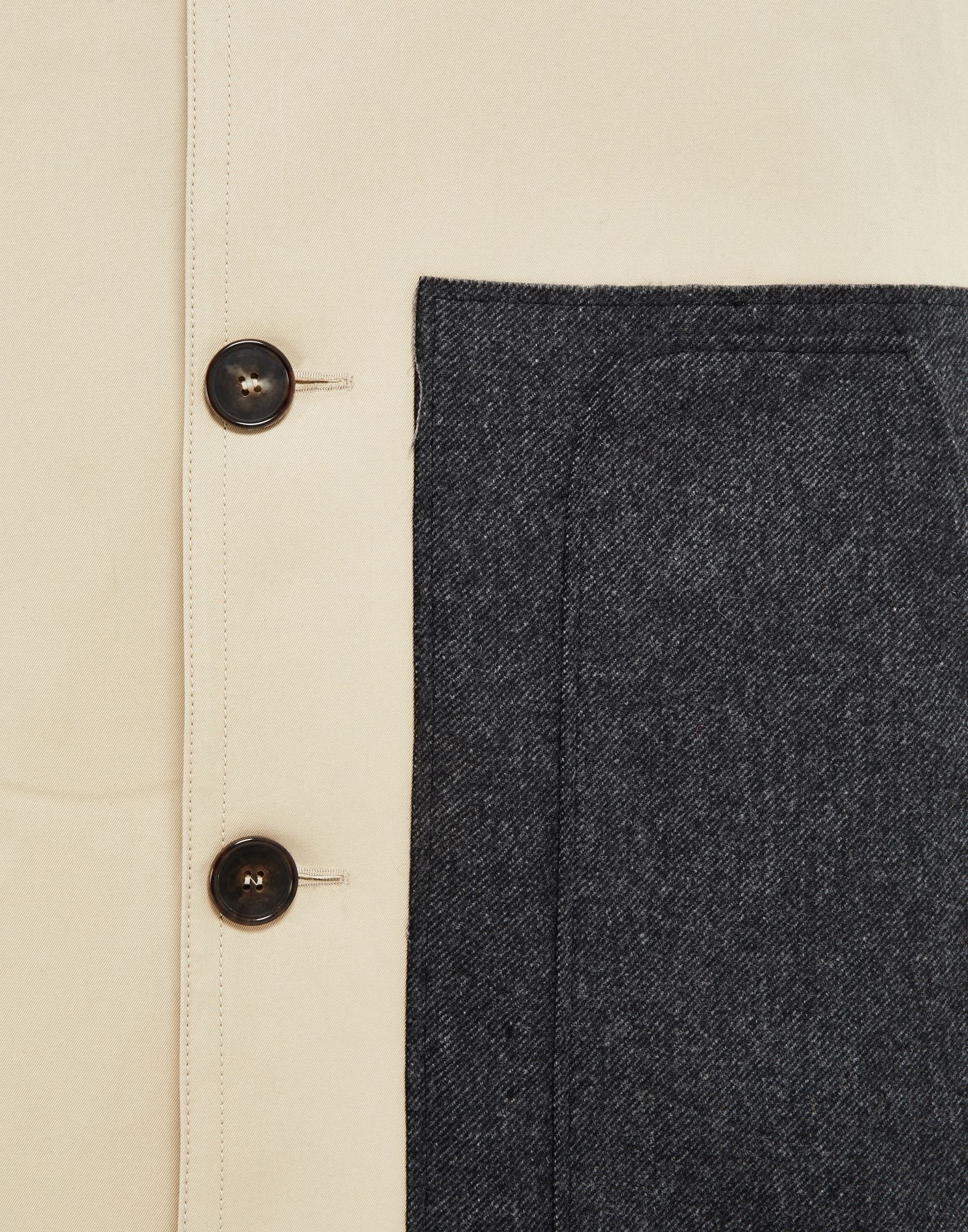 'Memory of' sleeveless trench coat - 6