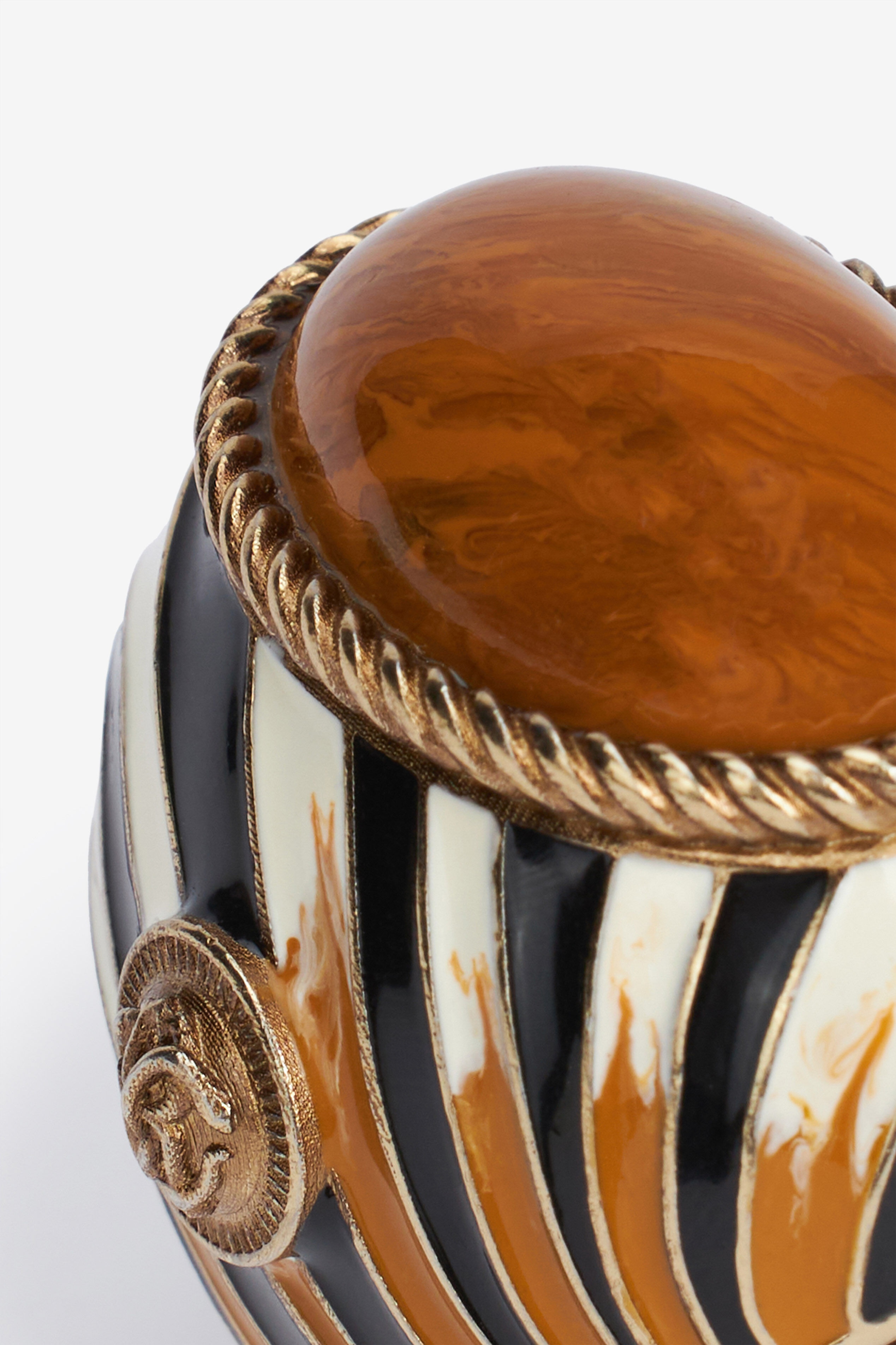 Enameled Metal Ring - 3