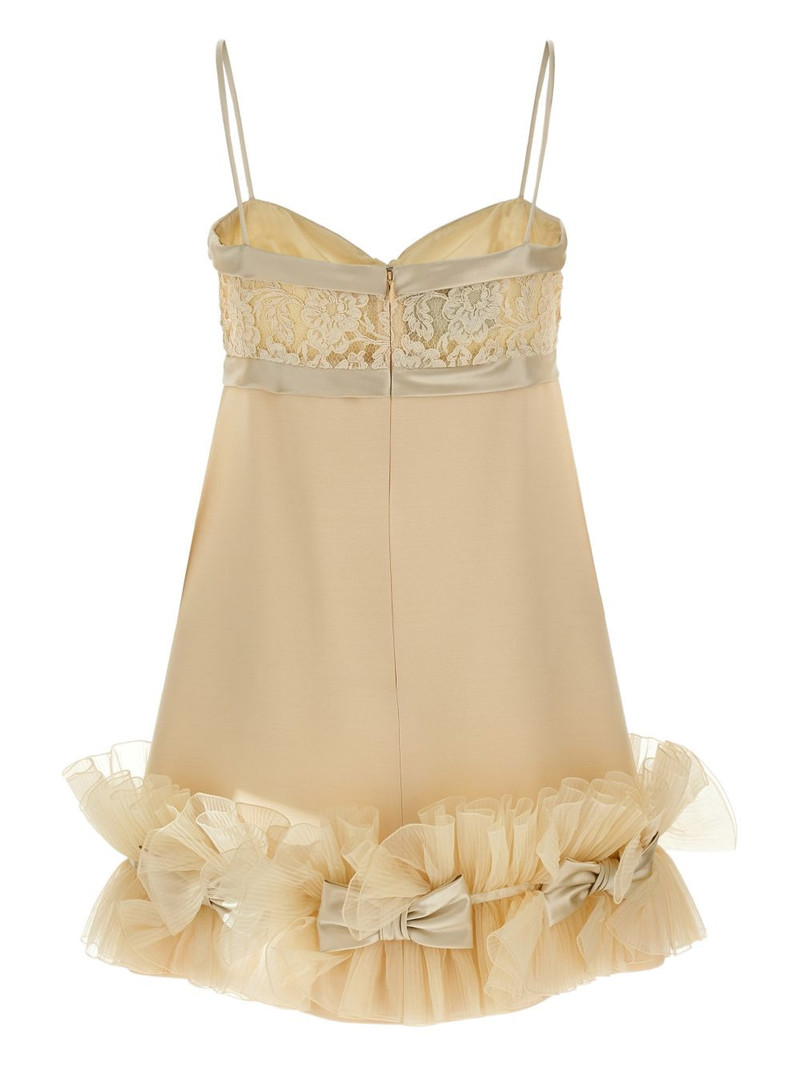 Valentino bow-detail sleeveless mini dress outlook