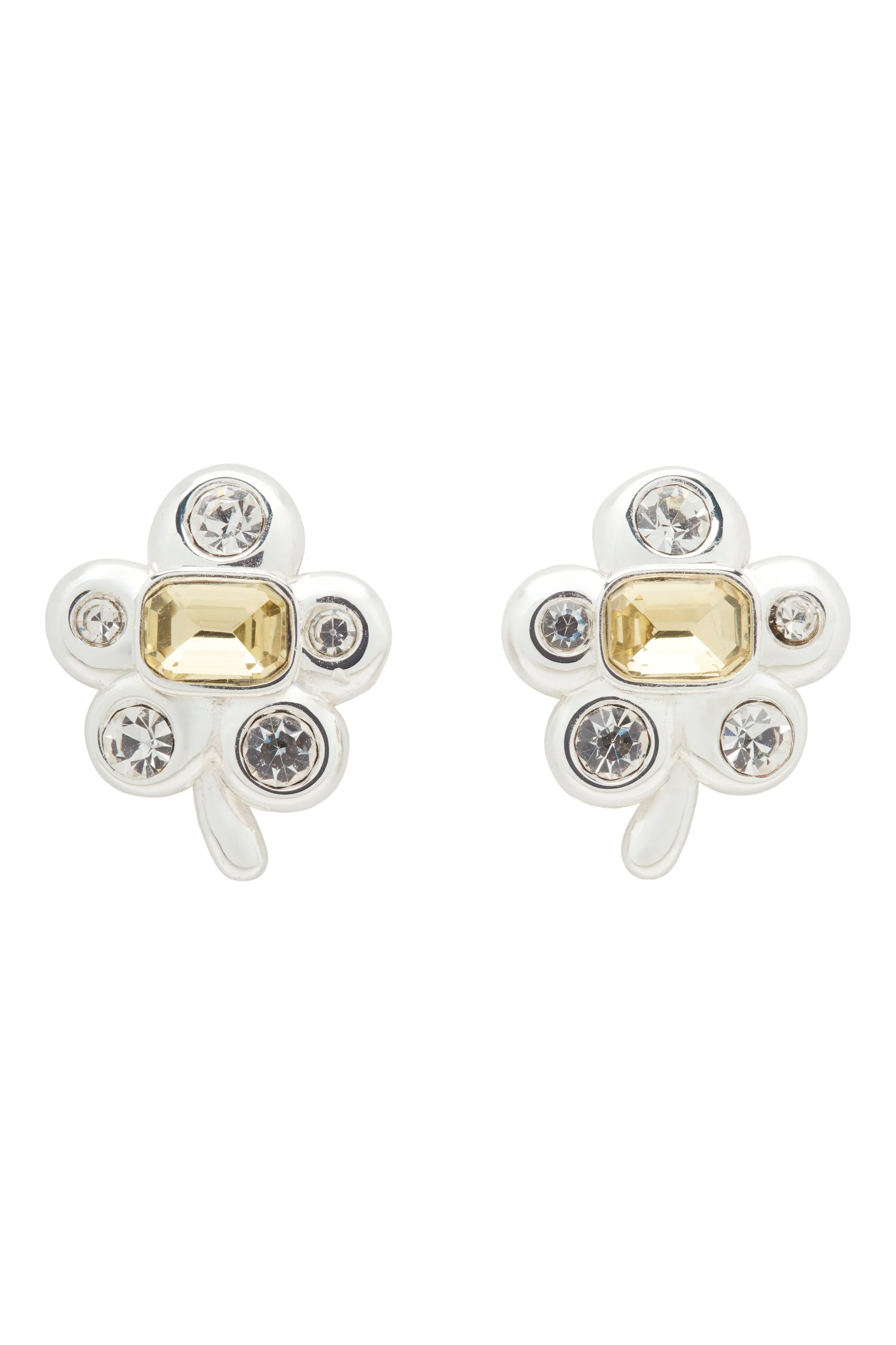 SILVER LEMON DAIZE EARRINGS - 1