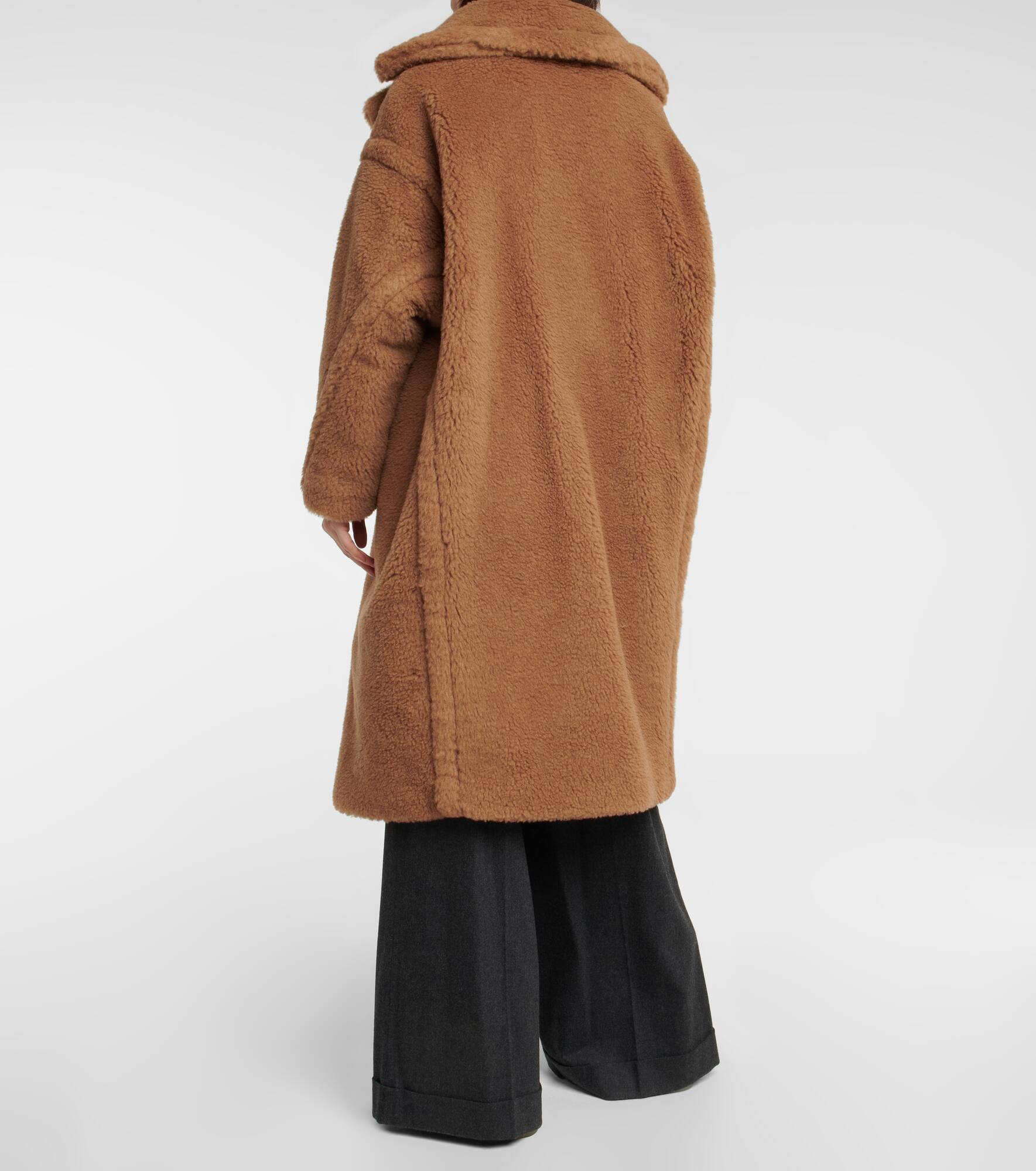 Teddy Bear camel hair and silk coat - 3