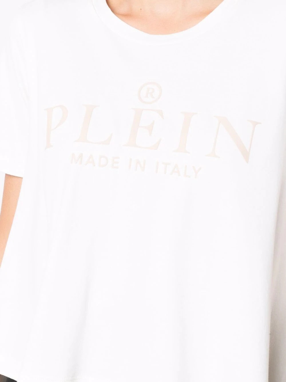 Iconic Plein short-sleeve cropped T-shirt - 5