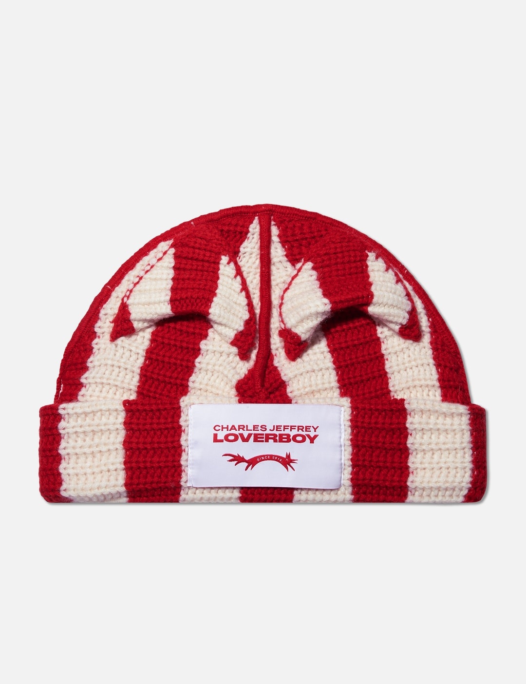 STRIPED EARS BEANIE - 1