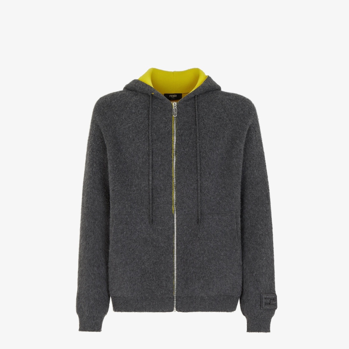 Gray cashmere cardigan - 1
