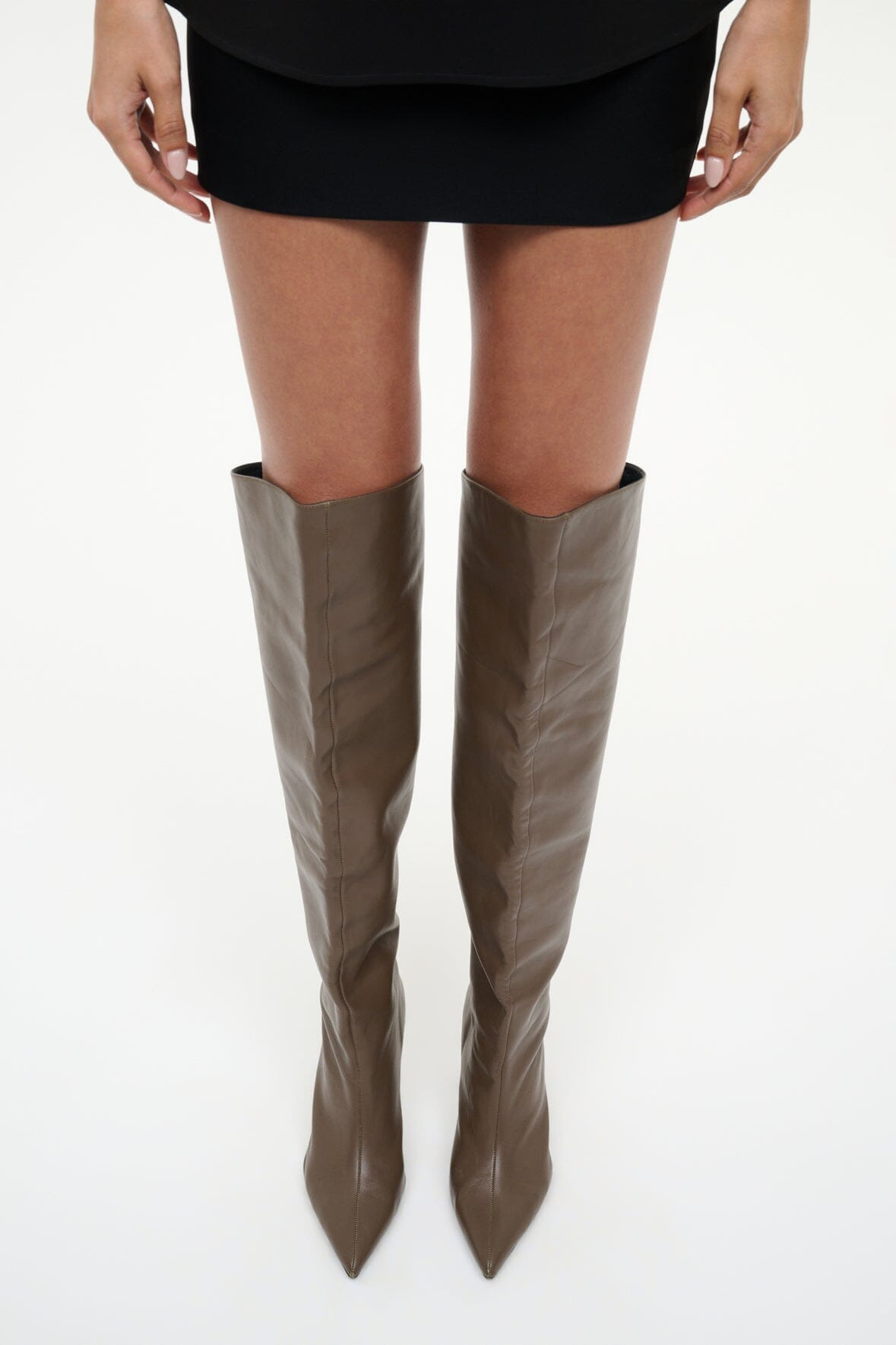 STAUD SEBASTIAN OVER THE KNEE BOOT TRUFFLE - 4