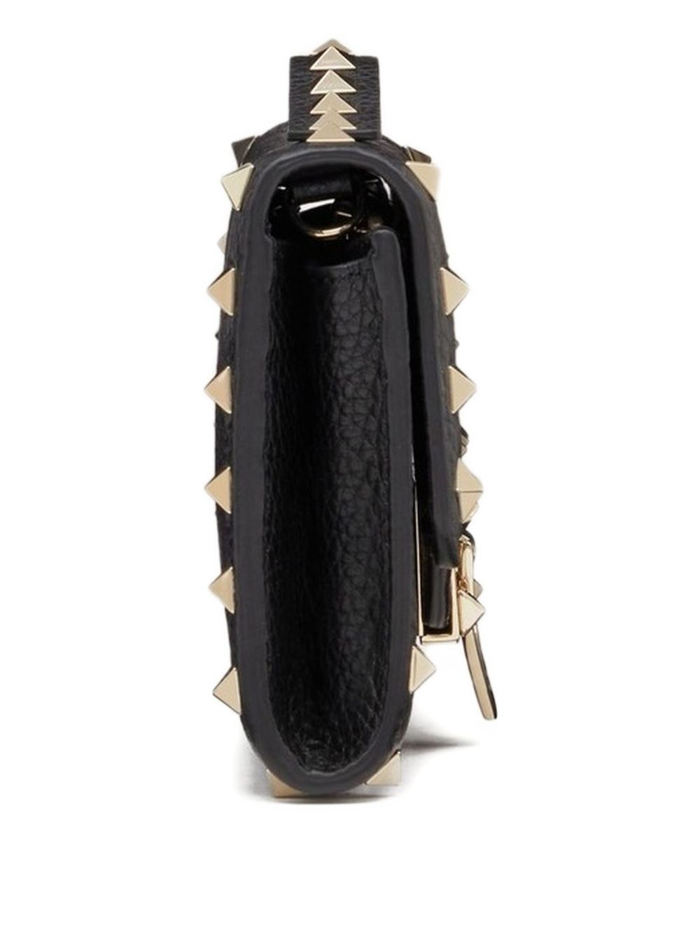 Rockstud leather crossbody bag - 4