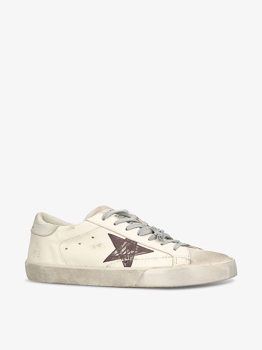 Men's Super-Star leather low-top trainers - 3