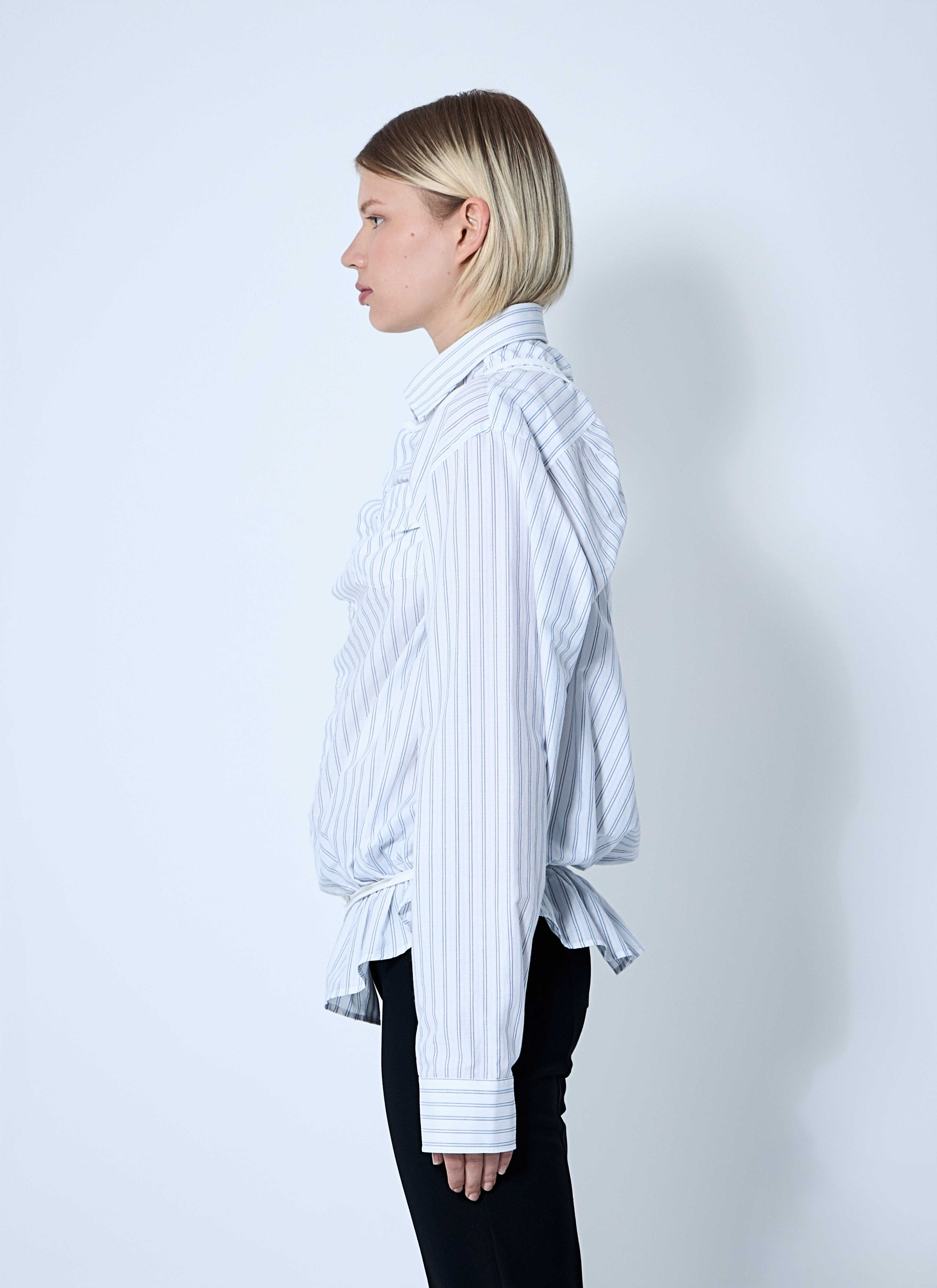 Maison Margiela Women Piping Shirt - 3