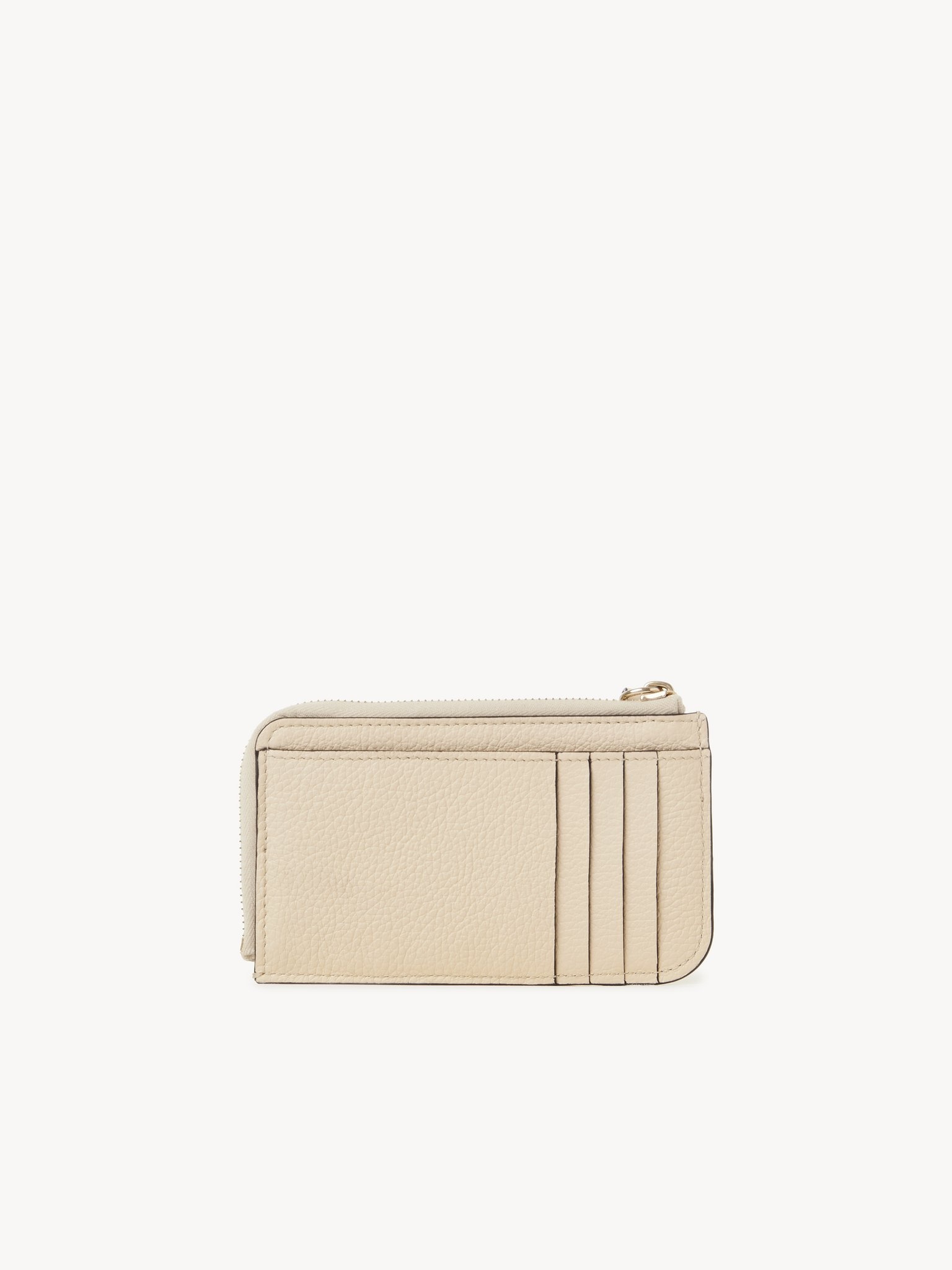 ALPHABET PURSE IN GRAINED & SHINY LEATHER - 4