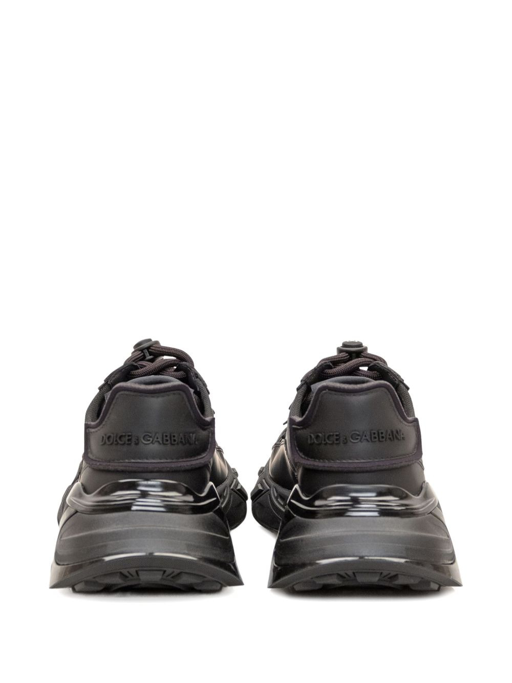 logo-patch panelled sneakers - 2