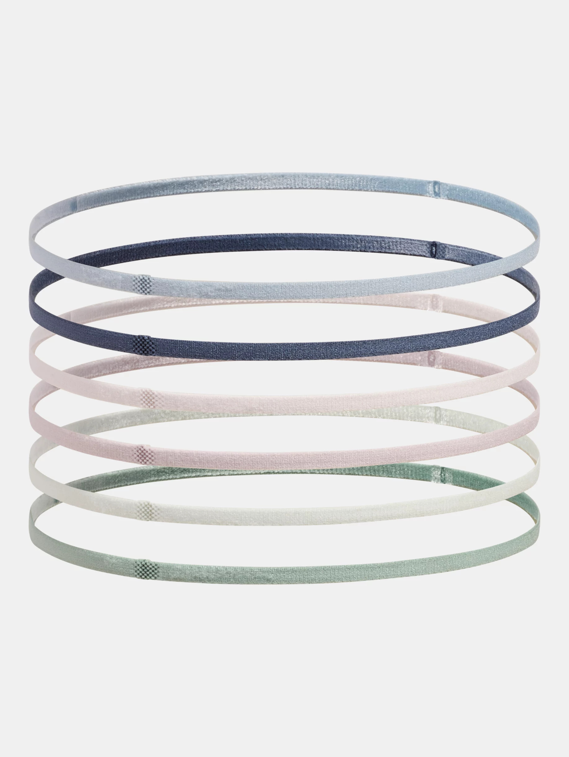 Women's UA Mini Elastic 6-Pack Headbands - 2