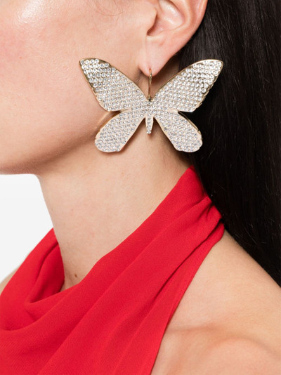 Blumarine crystal-embellished butterfly earings outlook
