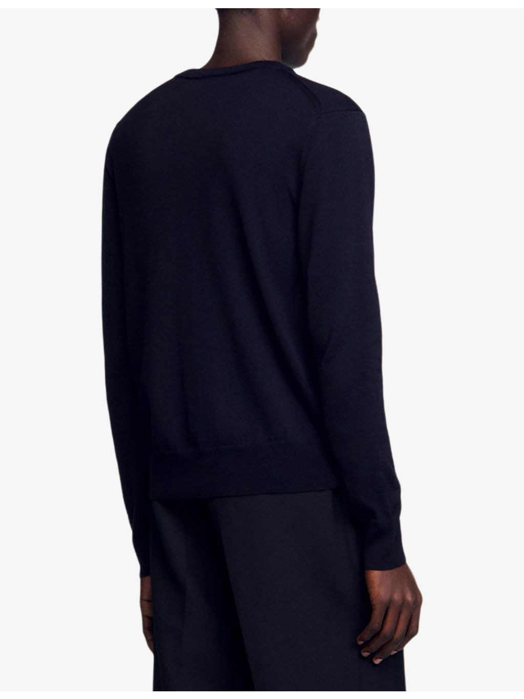 Crewneck Knitted Wool Jumper - 4