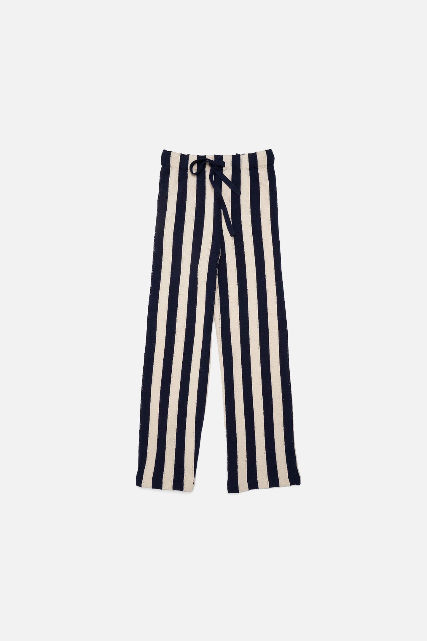 STRIPED WOMEN'S KNIT PANT - 1