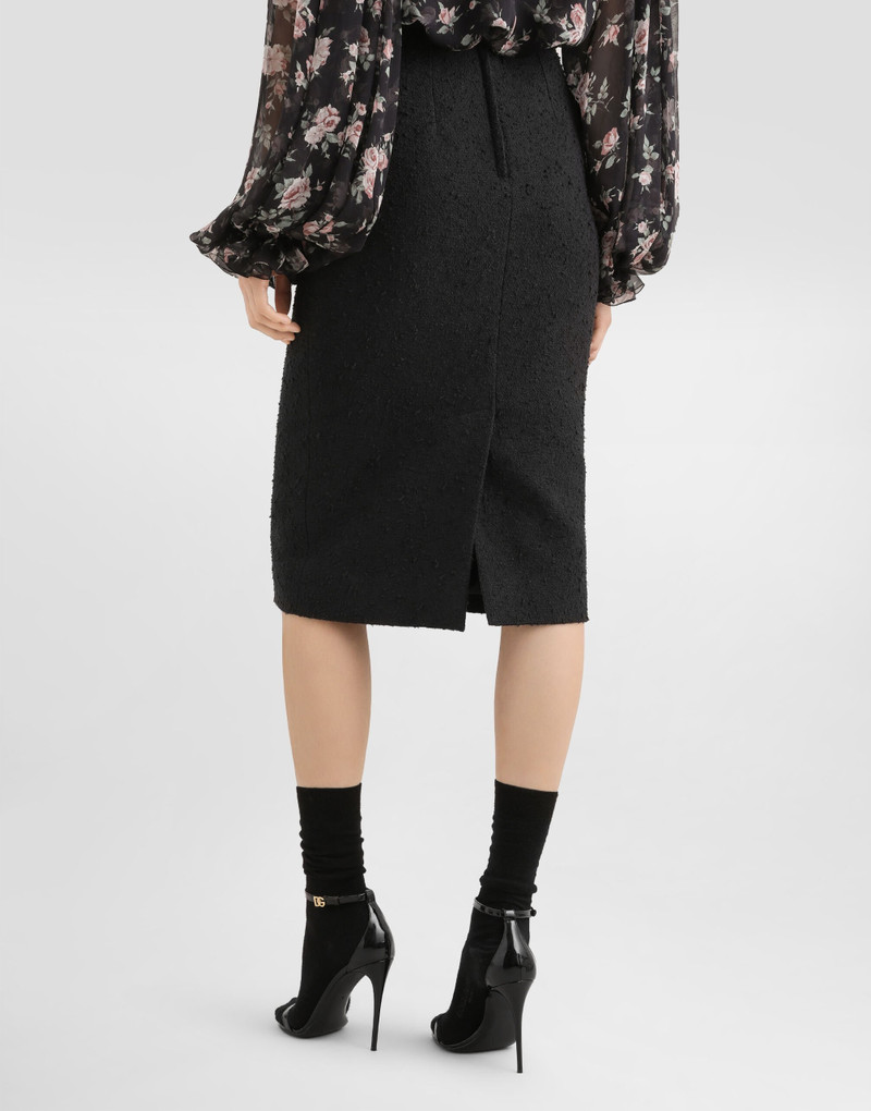 Rachel basketweave straight skirt 5