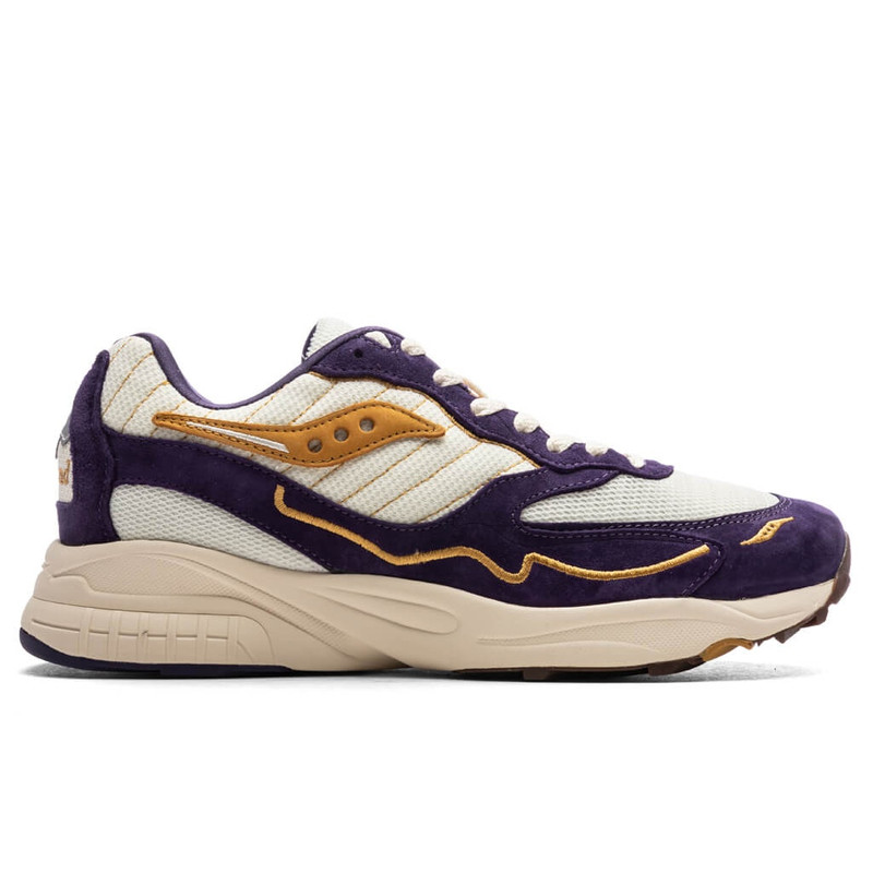 SAUCONY X CLAIMA CLAIM A SEAT 3D GRID HURRICANE - PURPLE/CREAM - 1
