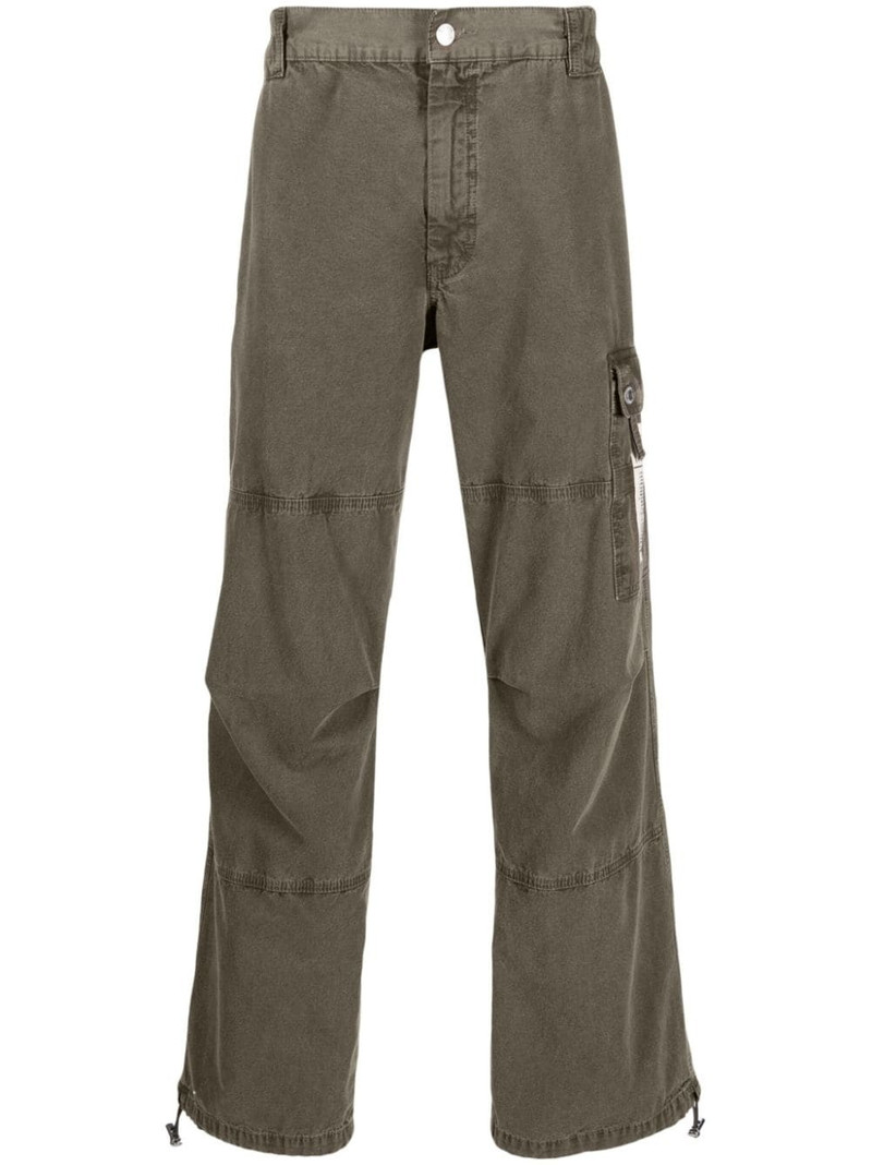 low-rise wide-leg trousers 1