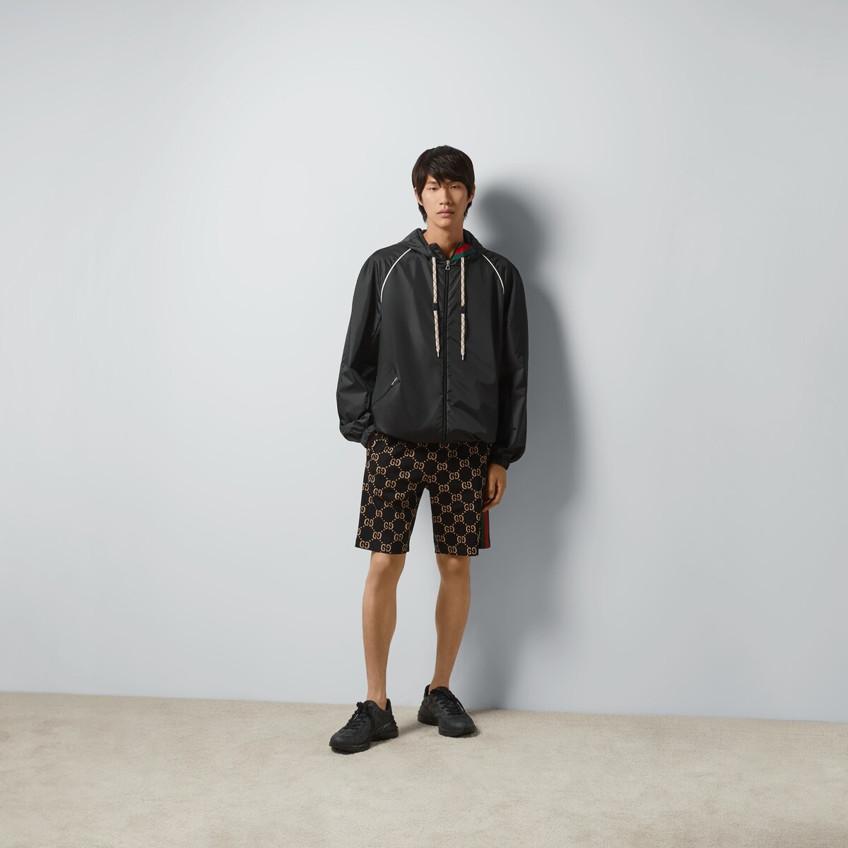 GG jersey cotton jogging shorts - 2