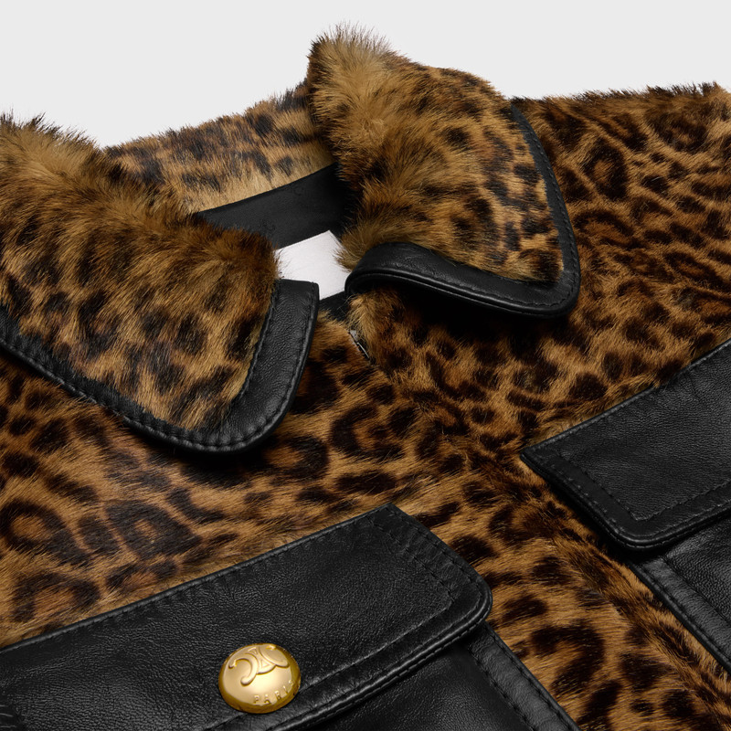 Straight fit blouson jacket in soft lambskin 3