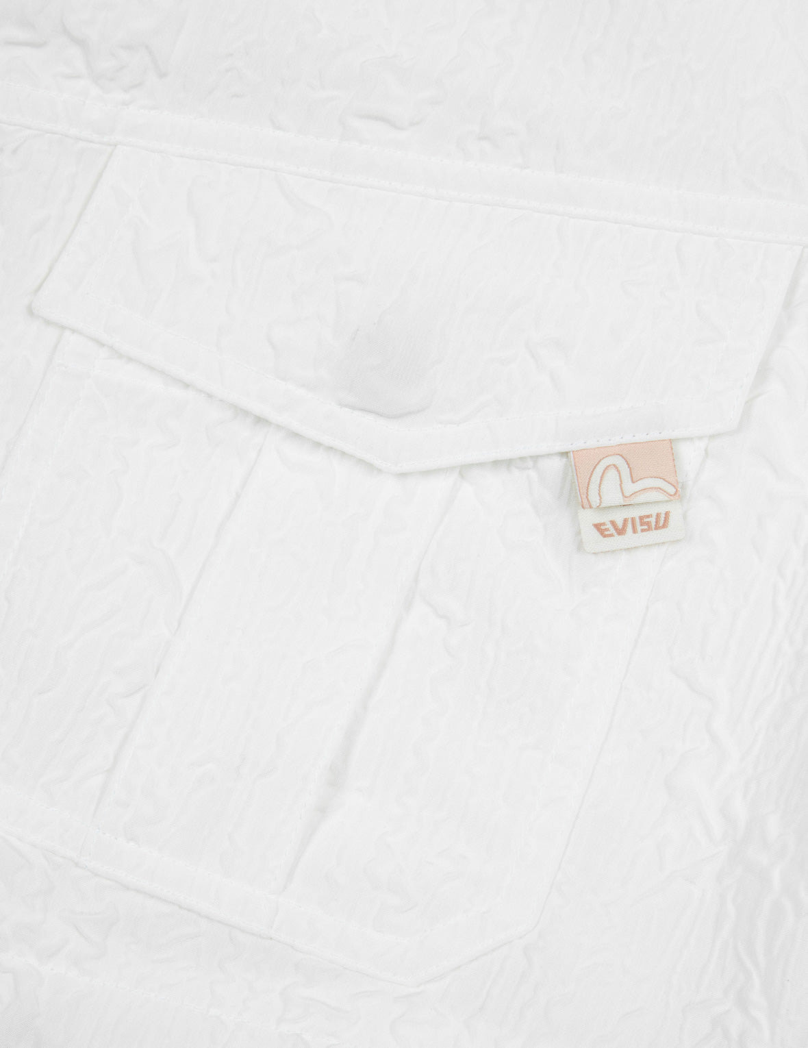LOGO EMBROIDERY TEXTURED CROPPED FASHION FIT WINDBREAKER - 8