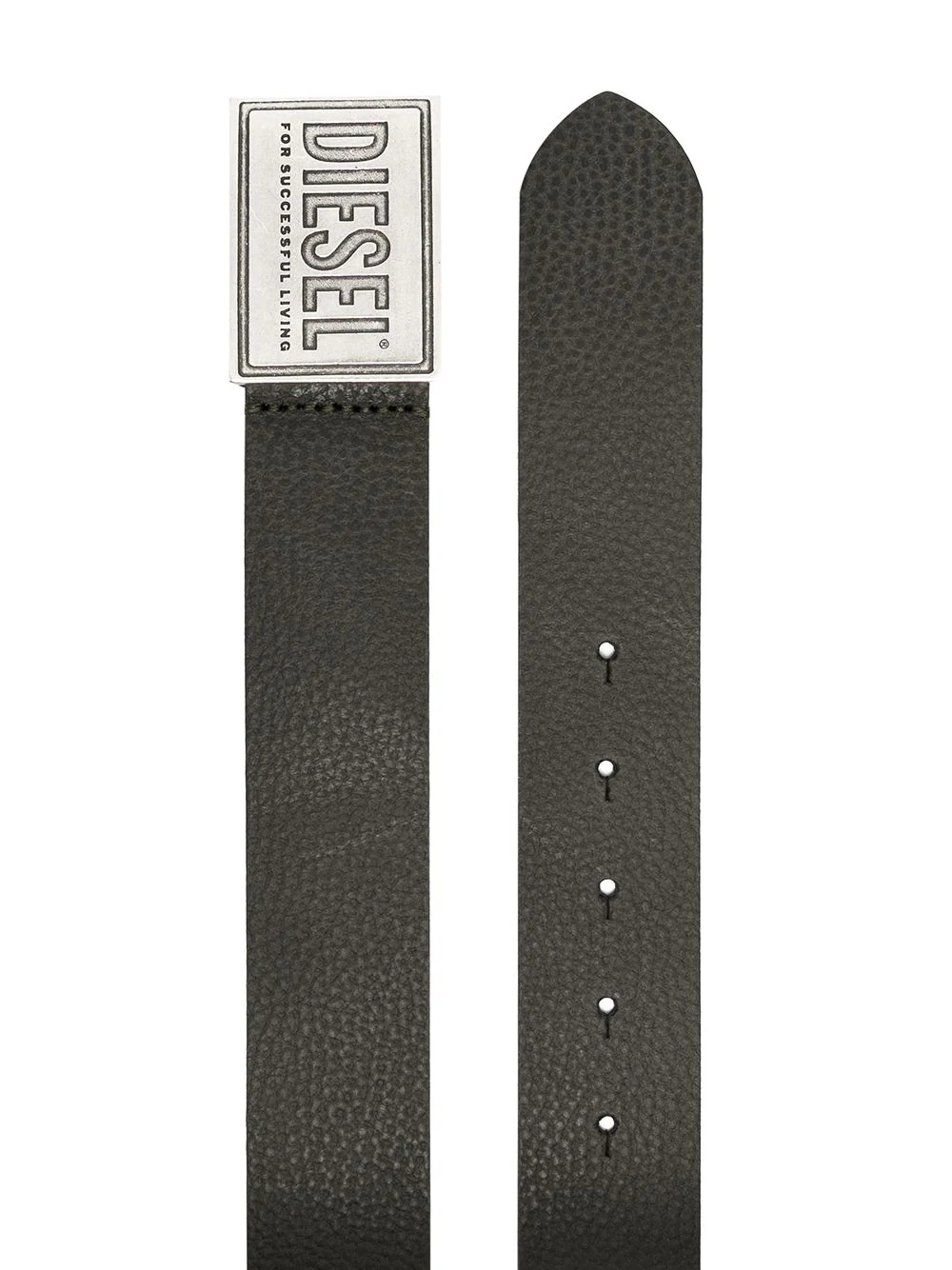 debossed buckle belt - 2