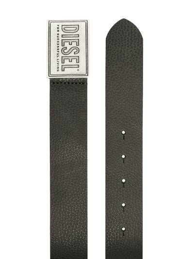 Diesel debossed buckle belt outlook