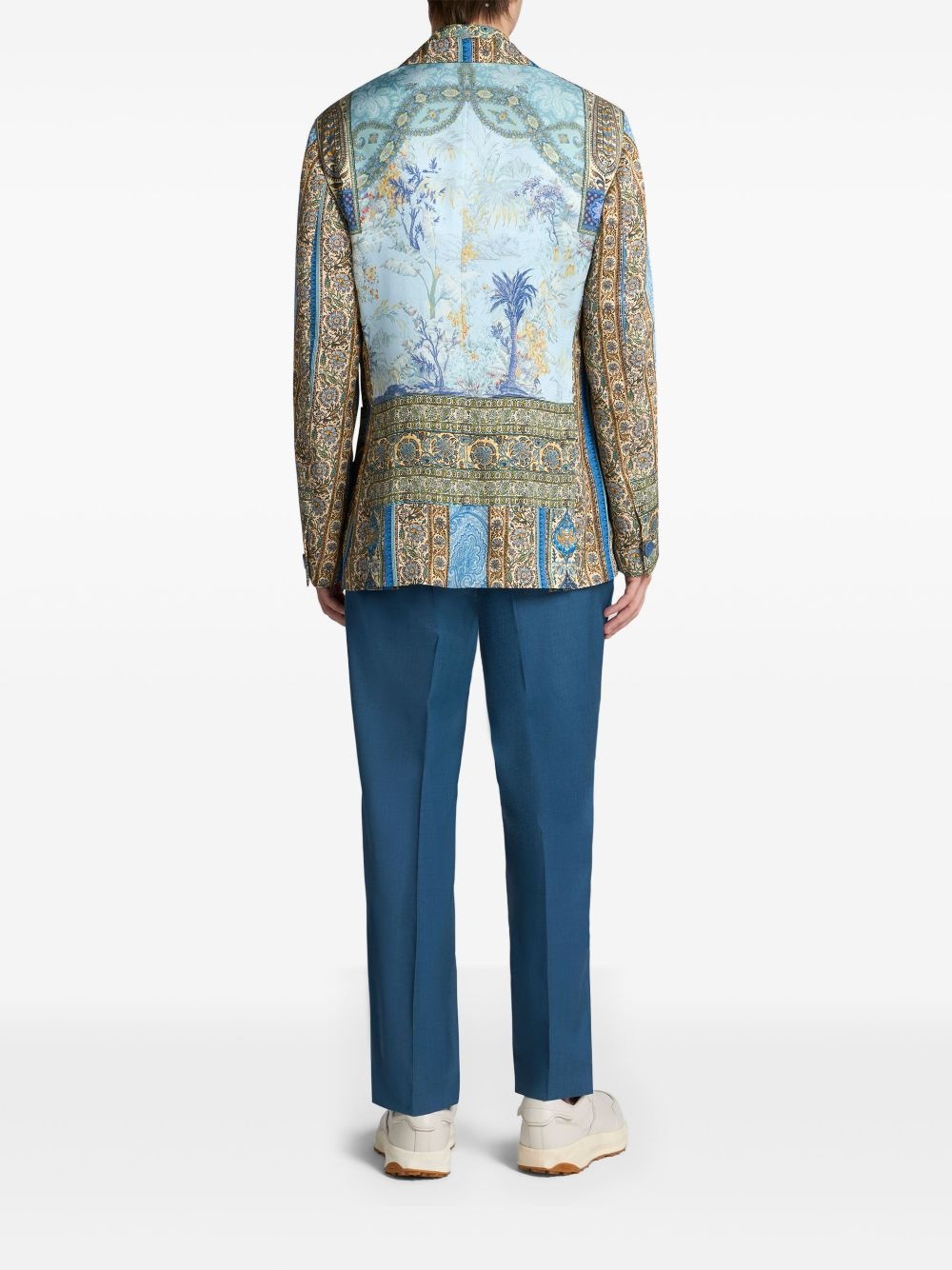 partially-linted blazer - 3