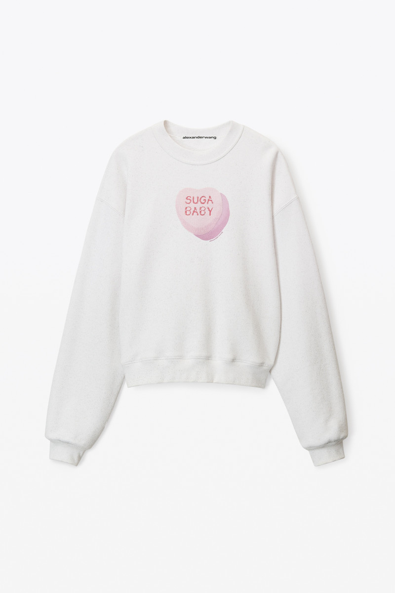 SUGA BABY CREWNECK SWEATSHIRT IN TERRY 1