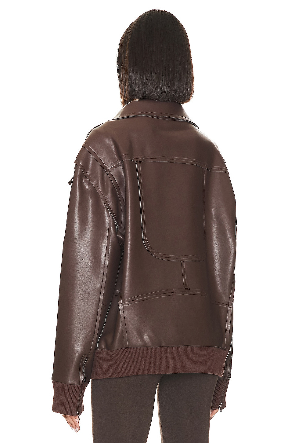 Oversized Moto Jacket - 4