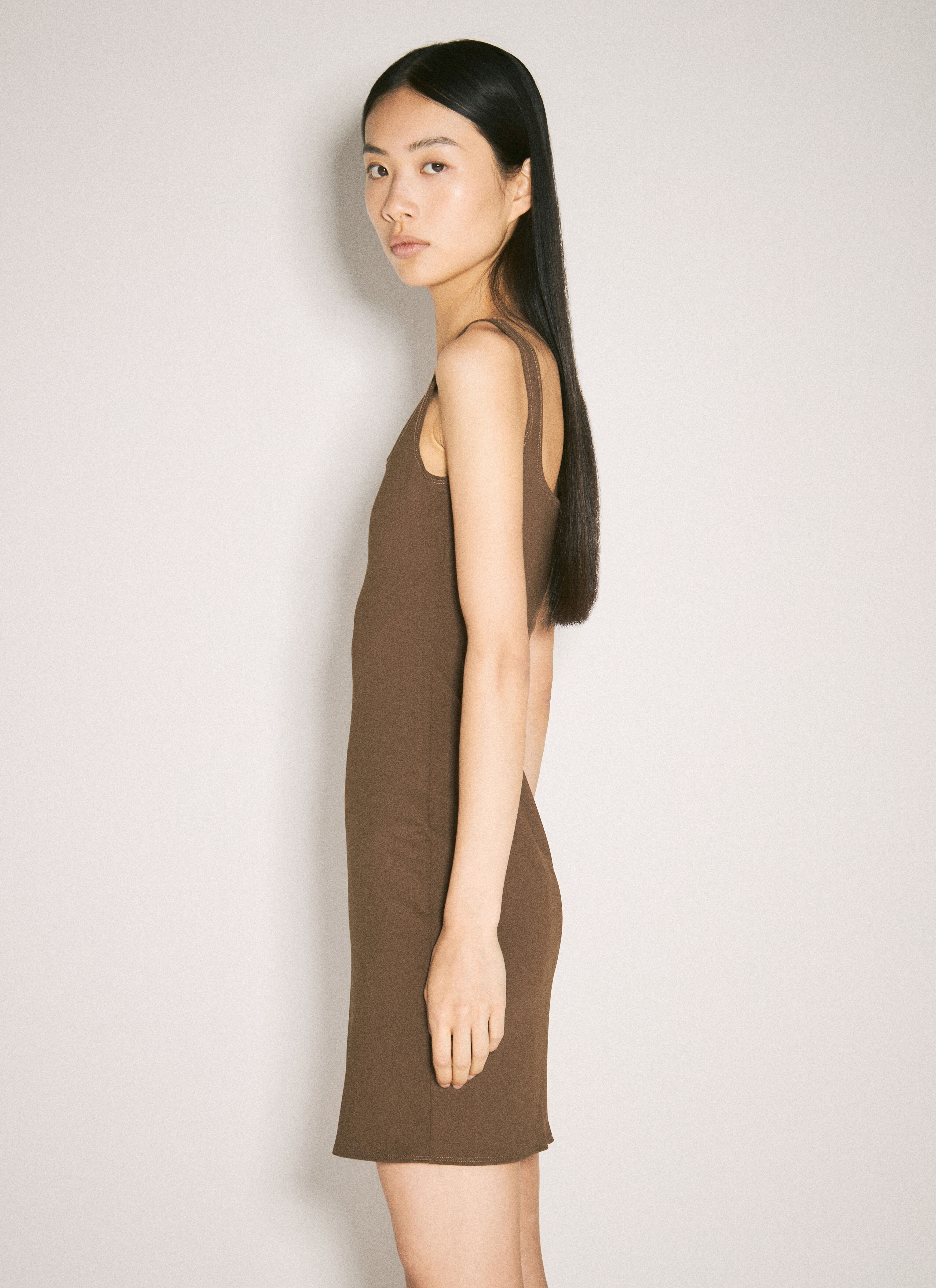 Square Neck Mini Dress - 3