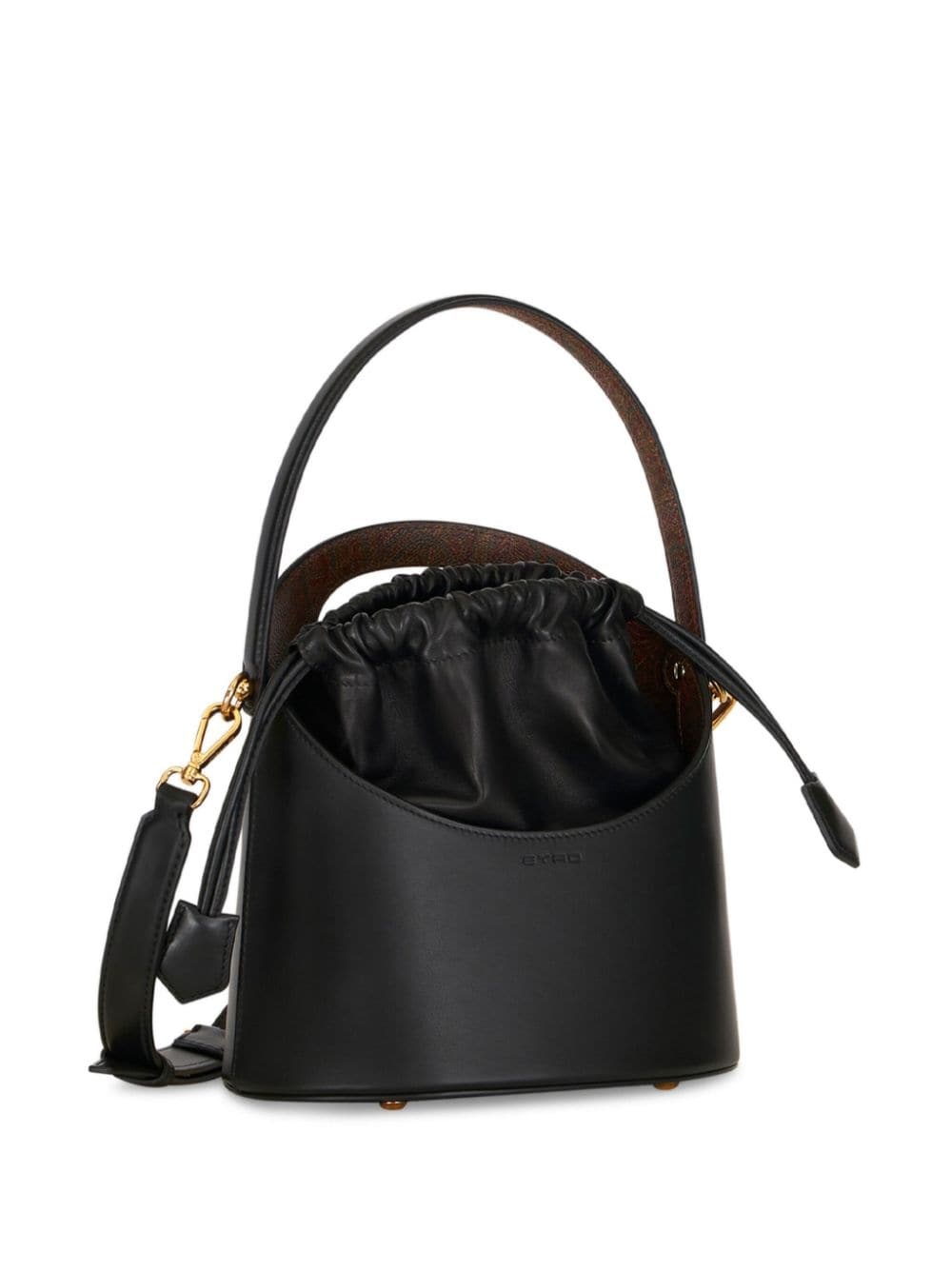 Saturno leather bucket bag - 4