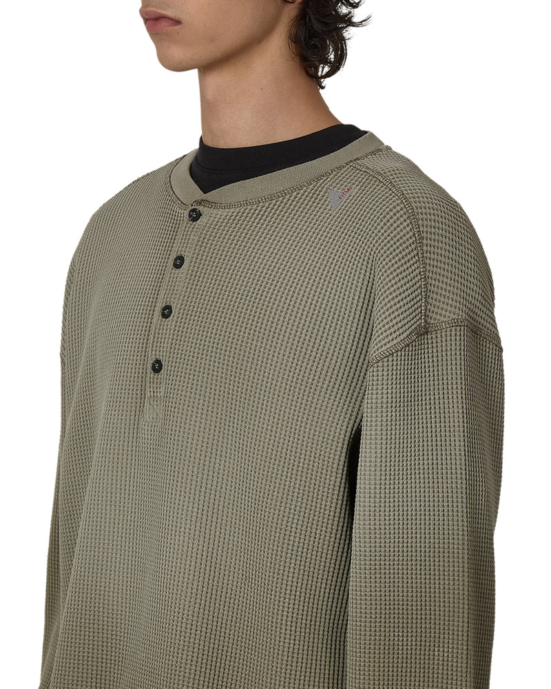 Bee Sun Faded Organic Waffle Serafino Long Sleeve 5
