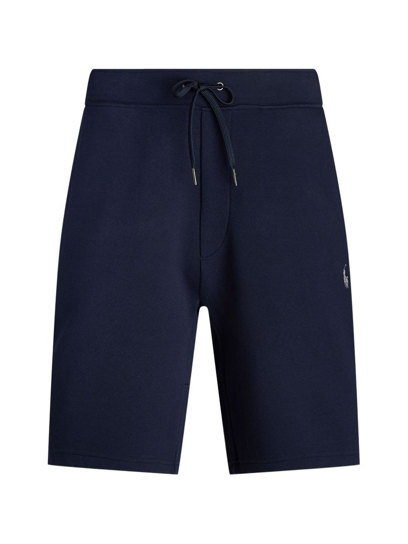 logo-embroidered drawstring shorts 1