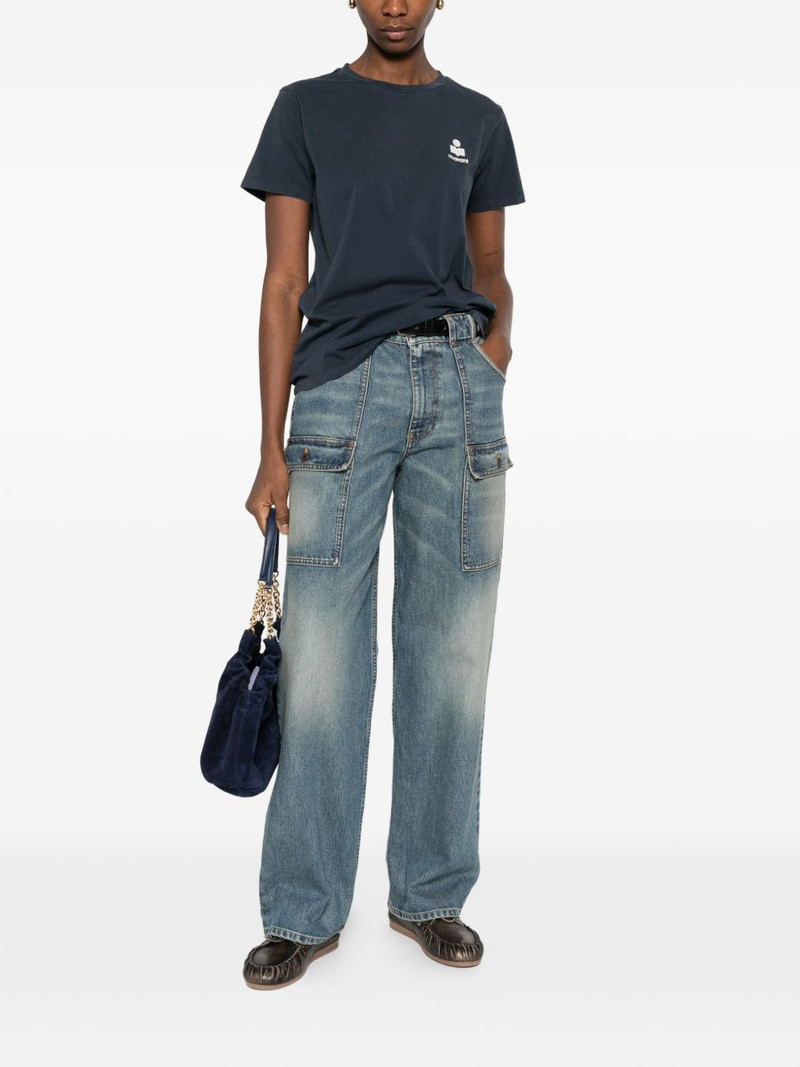 Isabel Marant Étoile Aby logo-embroidered T-shirt outlook