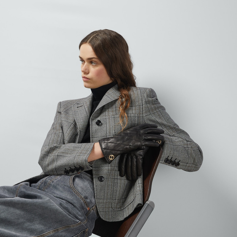 Gucci Blondie leather gloves 3