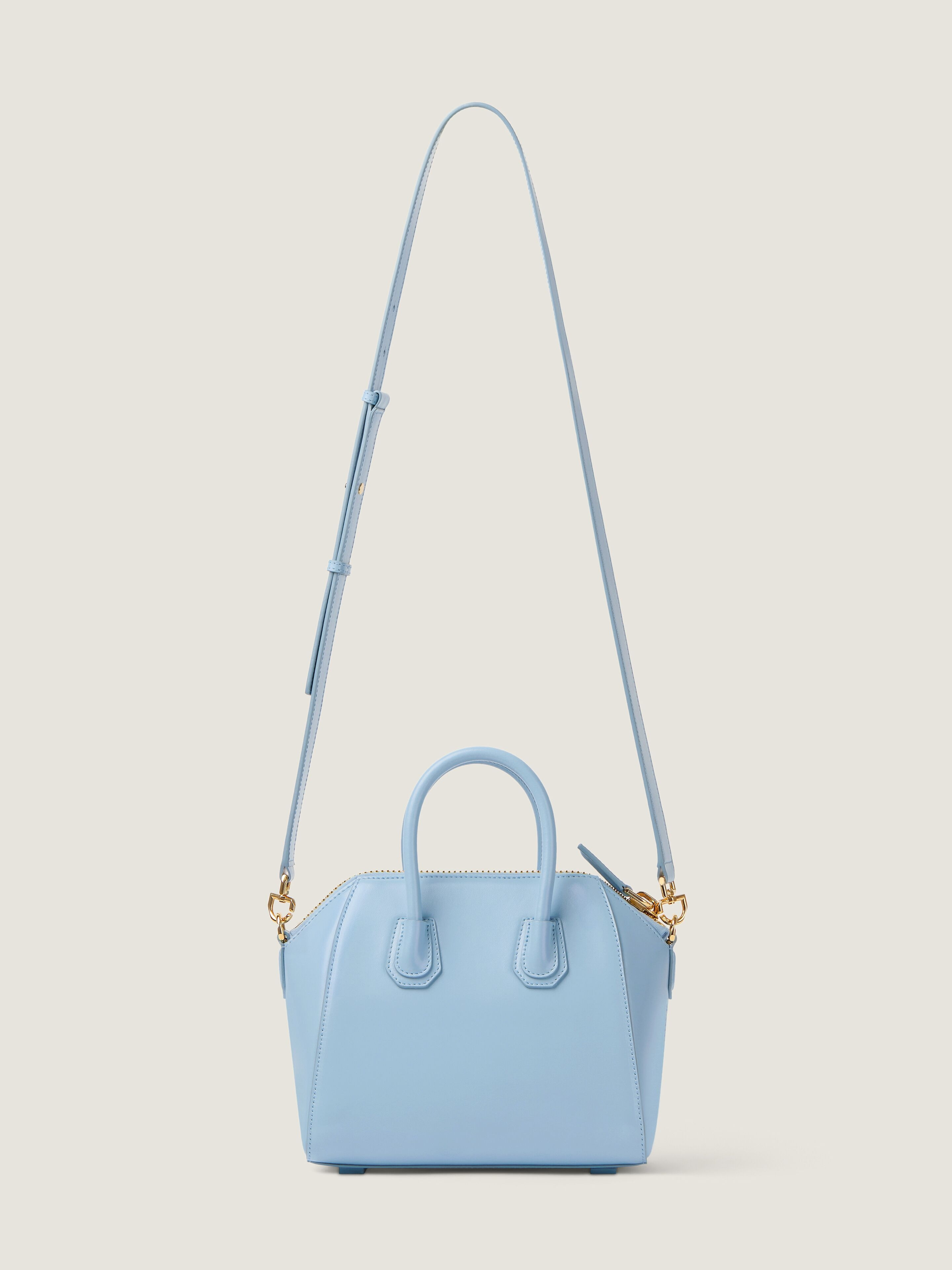 MINI ANTIGONA BAG IN BOX LEATHER - 4