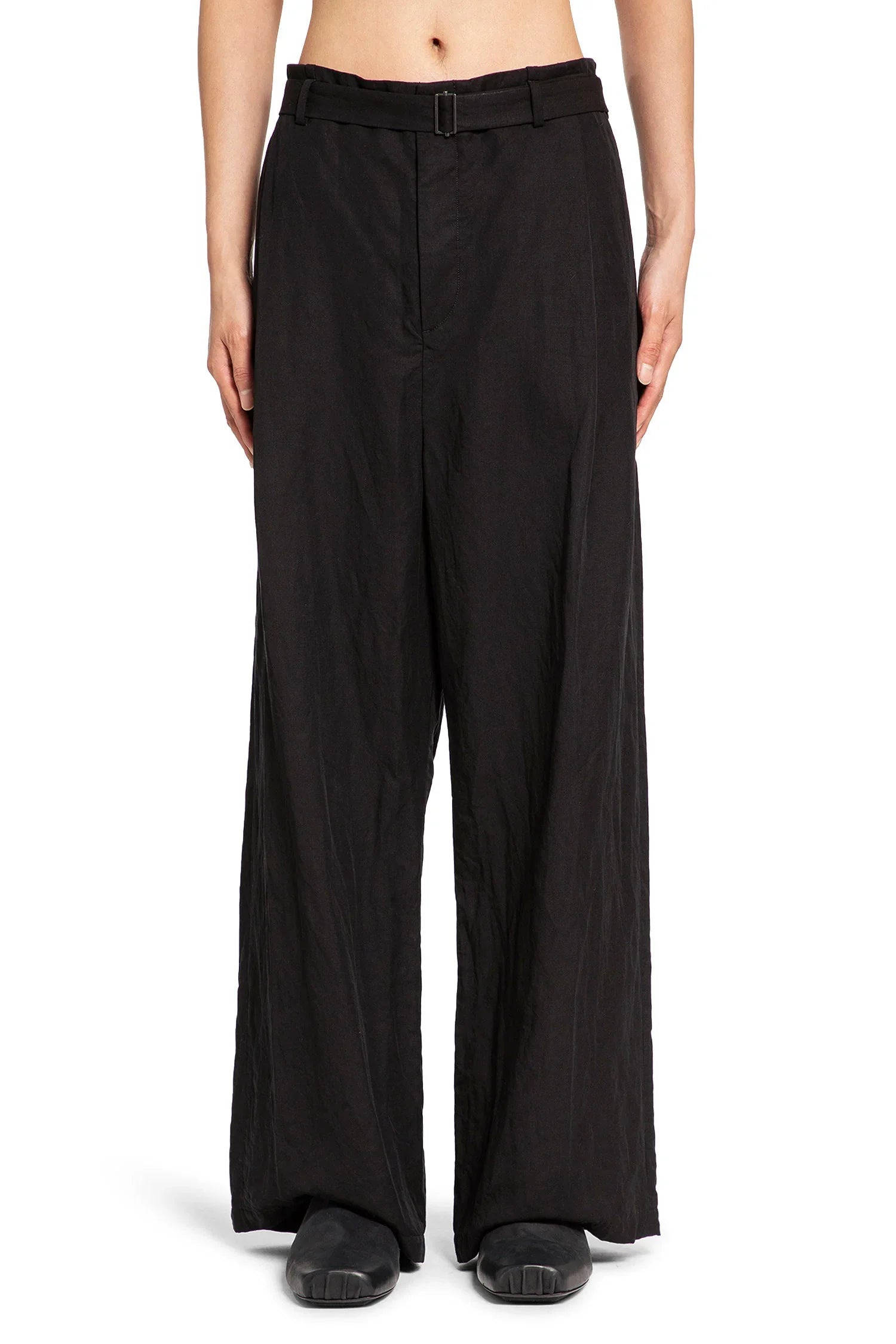 Pleated Wide Pants - 2