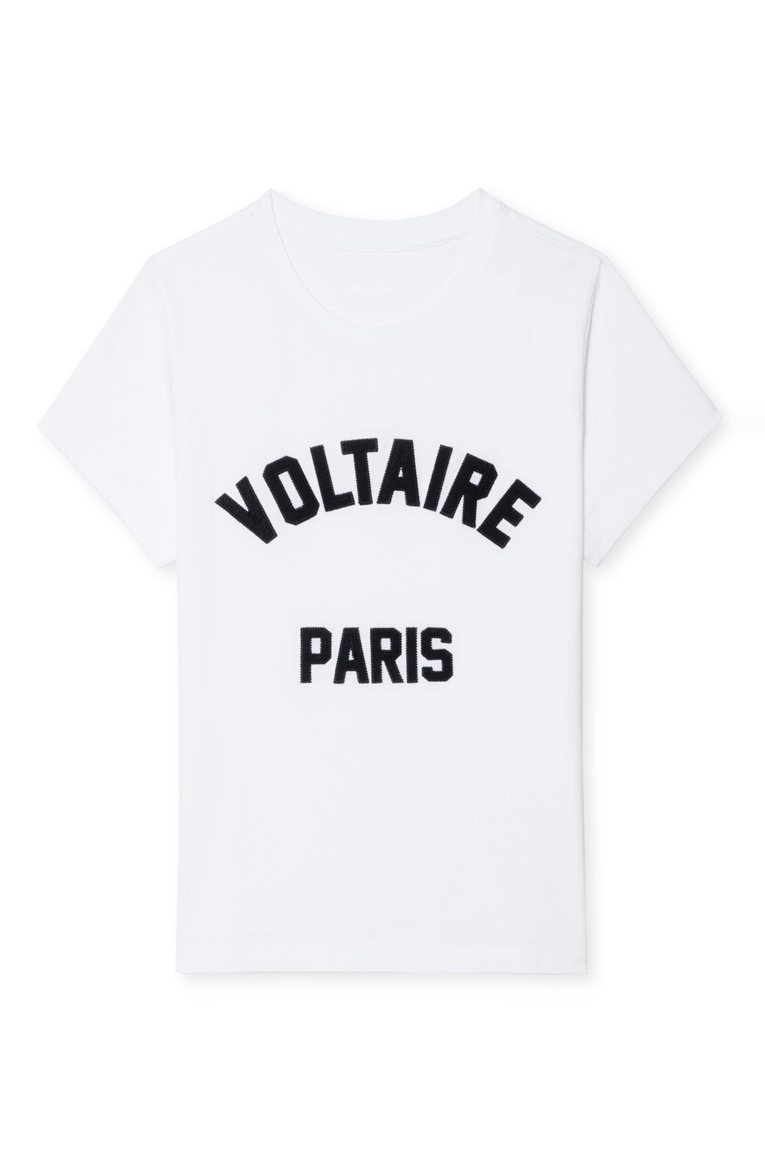 Zadig & Voltaire Alys Voltaire Paris Cotton Graphic T-Shirt in White at Nordstrom - 5