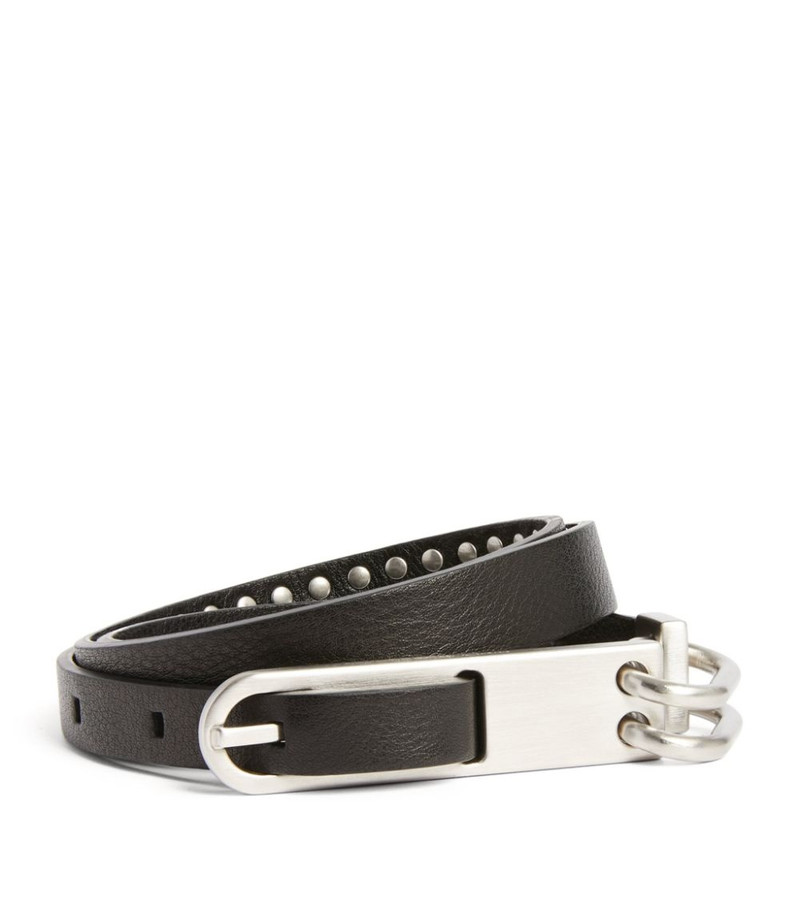 Leather Tongue Belt 1