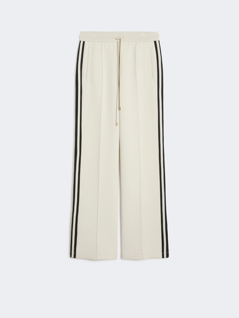 VENTO Cotton jersey trousers - ECRU 1