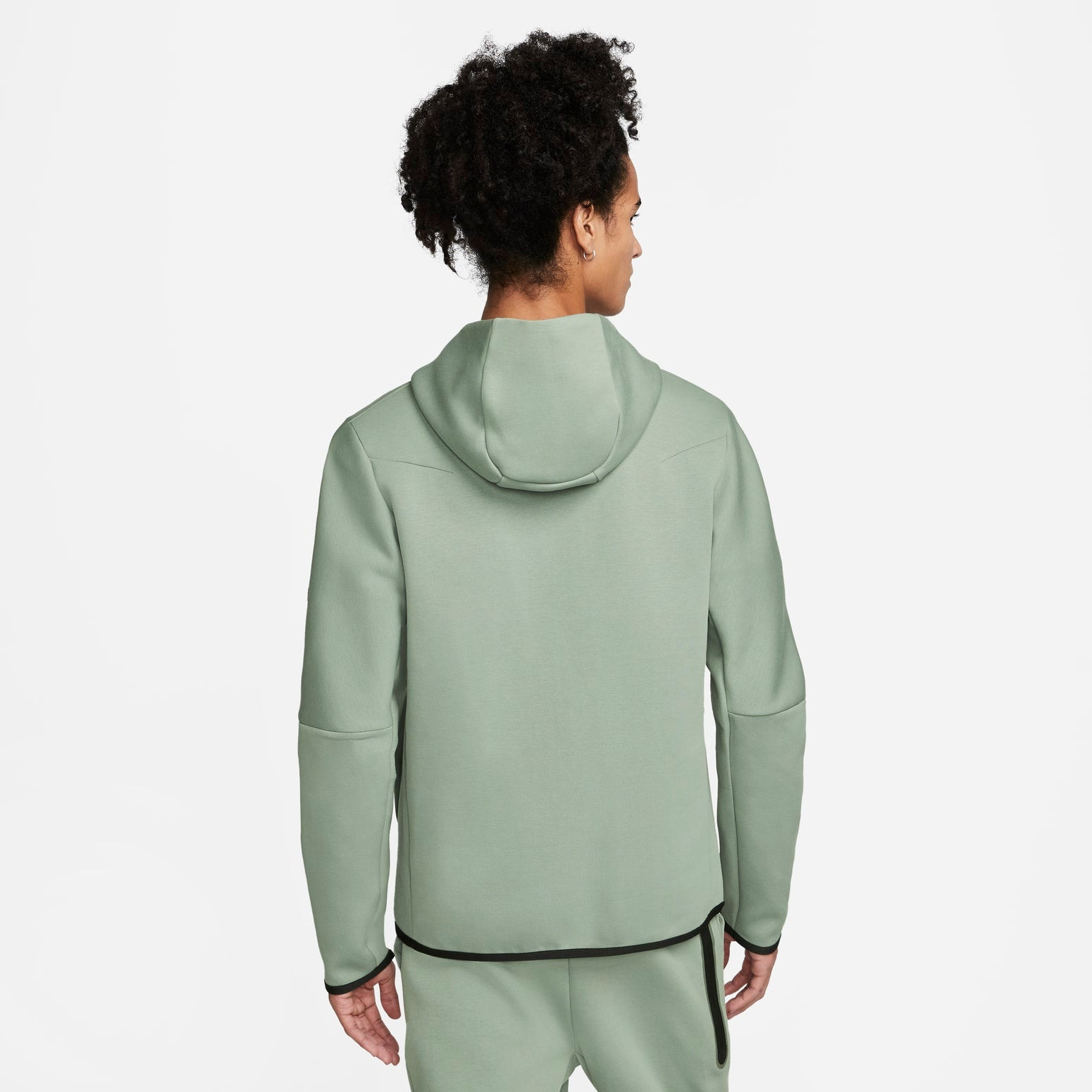 Nike Sportswear Tech Fleece Full-Zip Hoodie 'Mica Green' CU4489-330 - 2