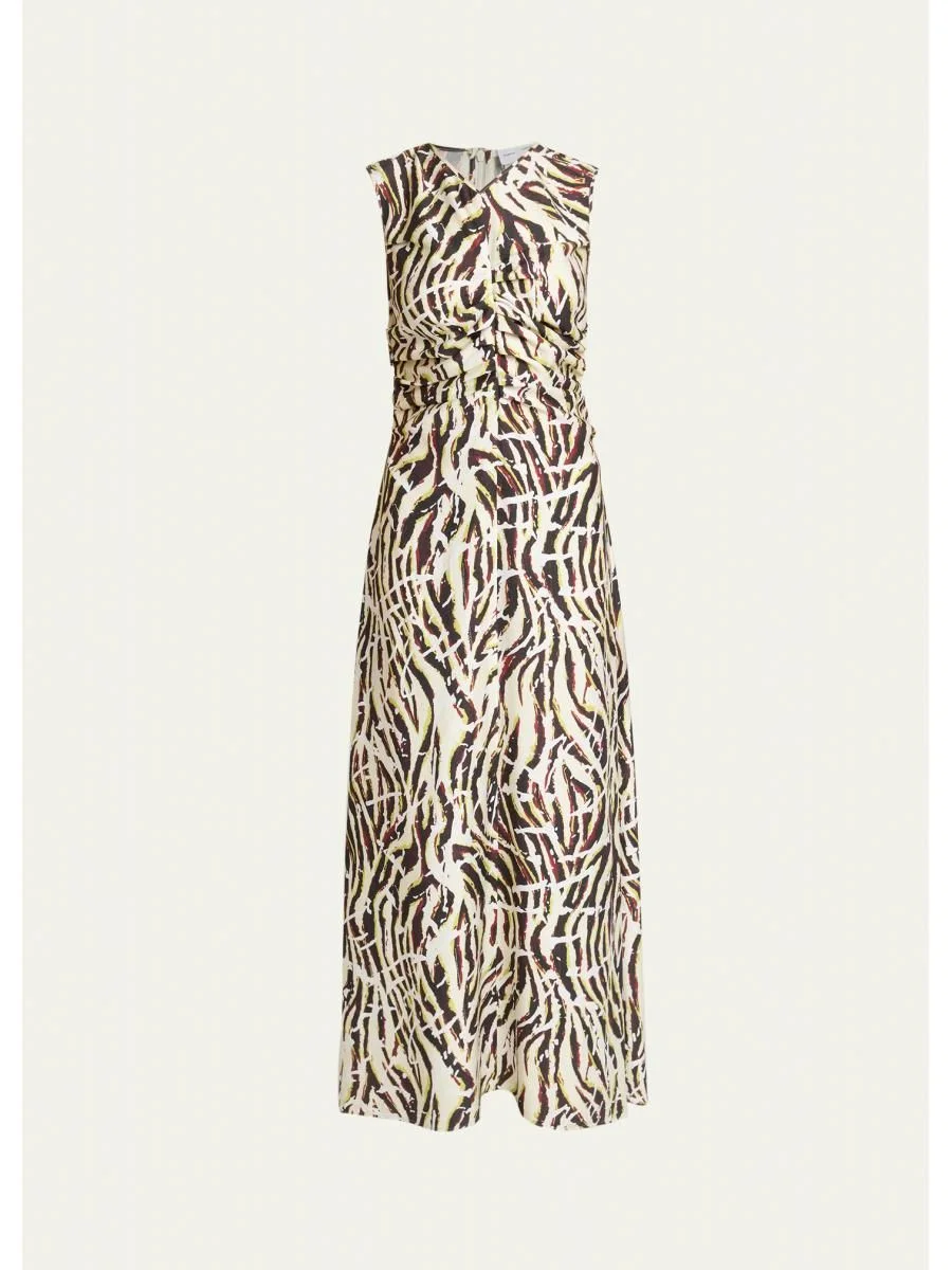 Clem Ruched Maxi Dress - 1