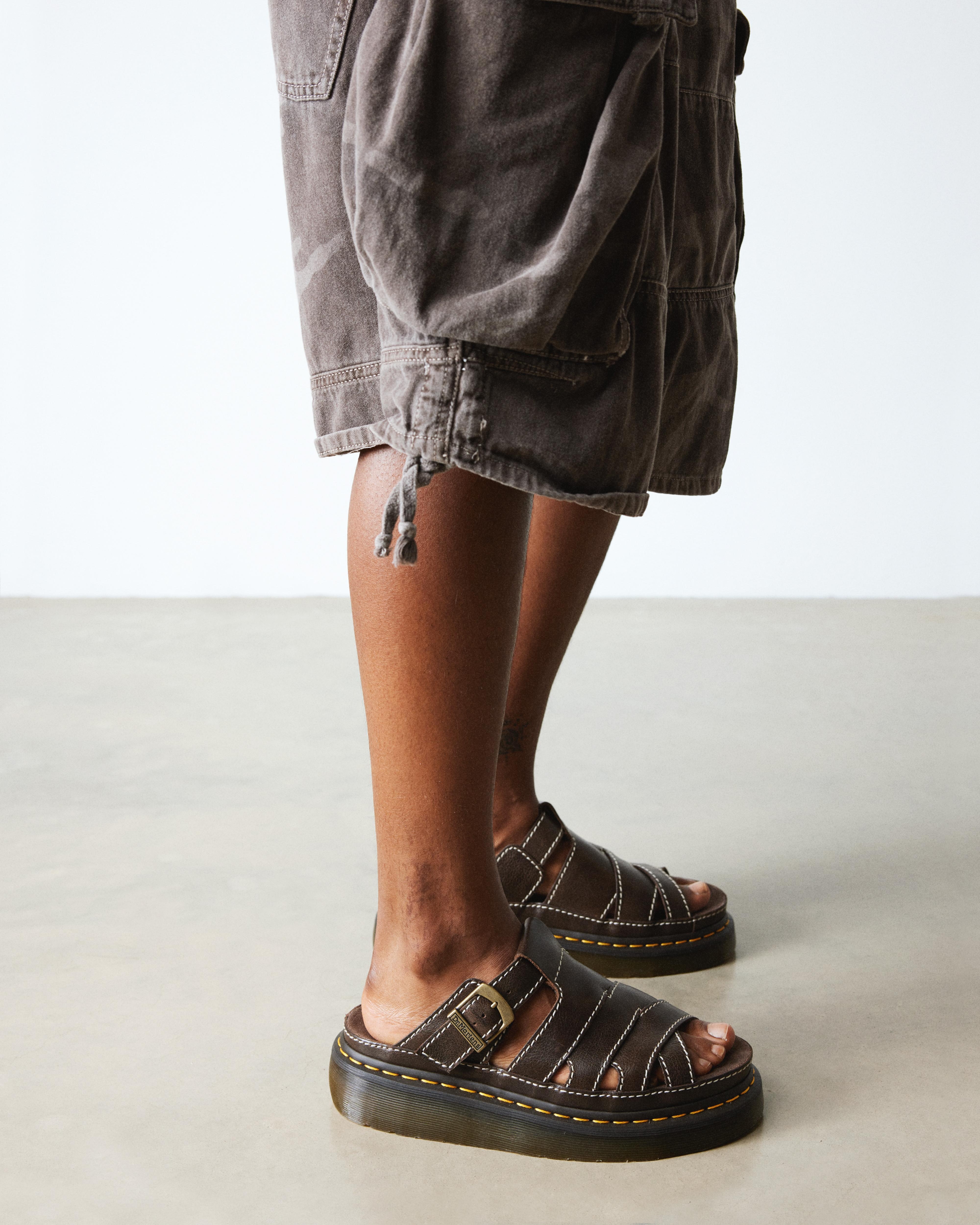 Maxxy Slide AR Rogue Leather Sandals - 6