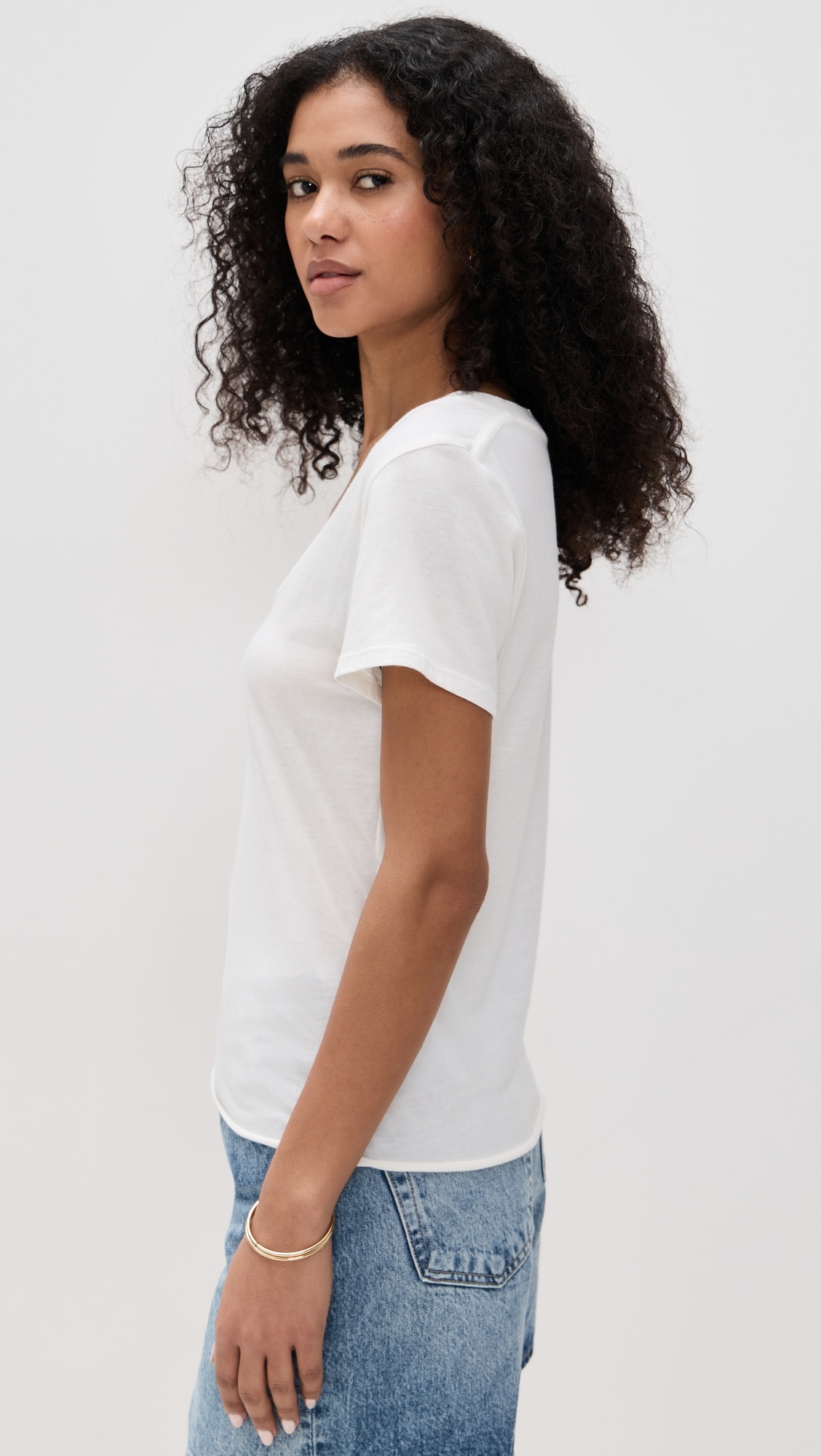 V Neck T-Shirt - 3