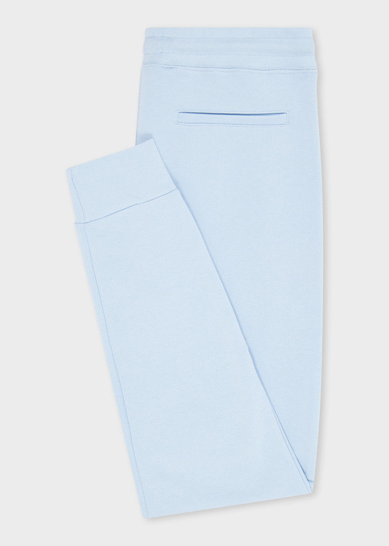 Paul Smith Slim-Fit Sky Blue Zebra Logo Sweatpants outlook